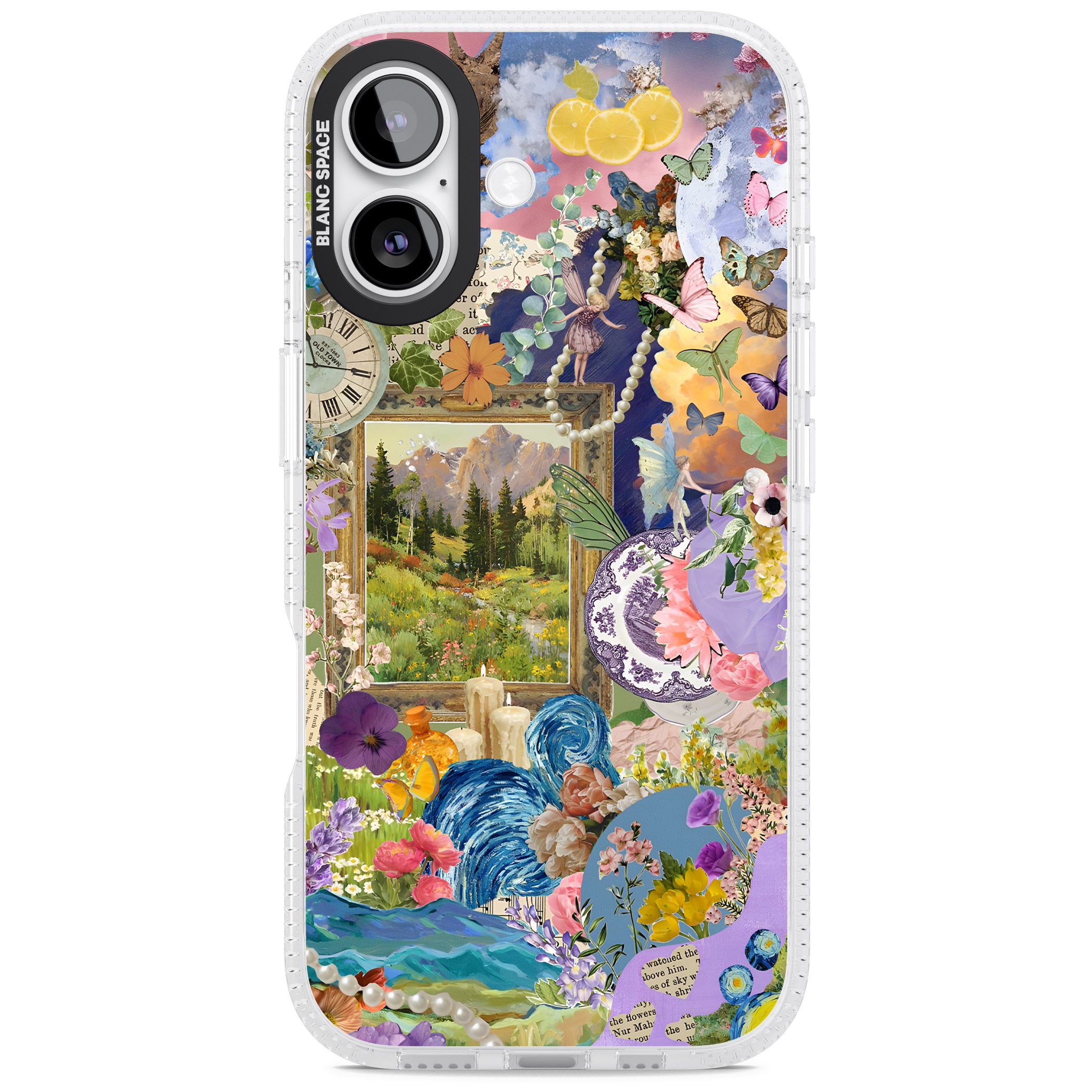 Vibrant Whimsy Collage iPhone 17 Impact Air Clear Phone Case