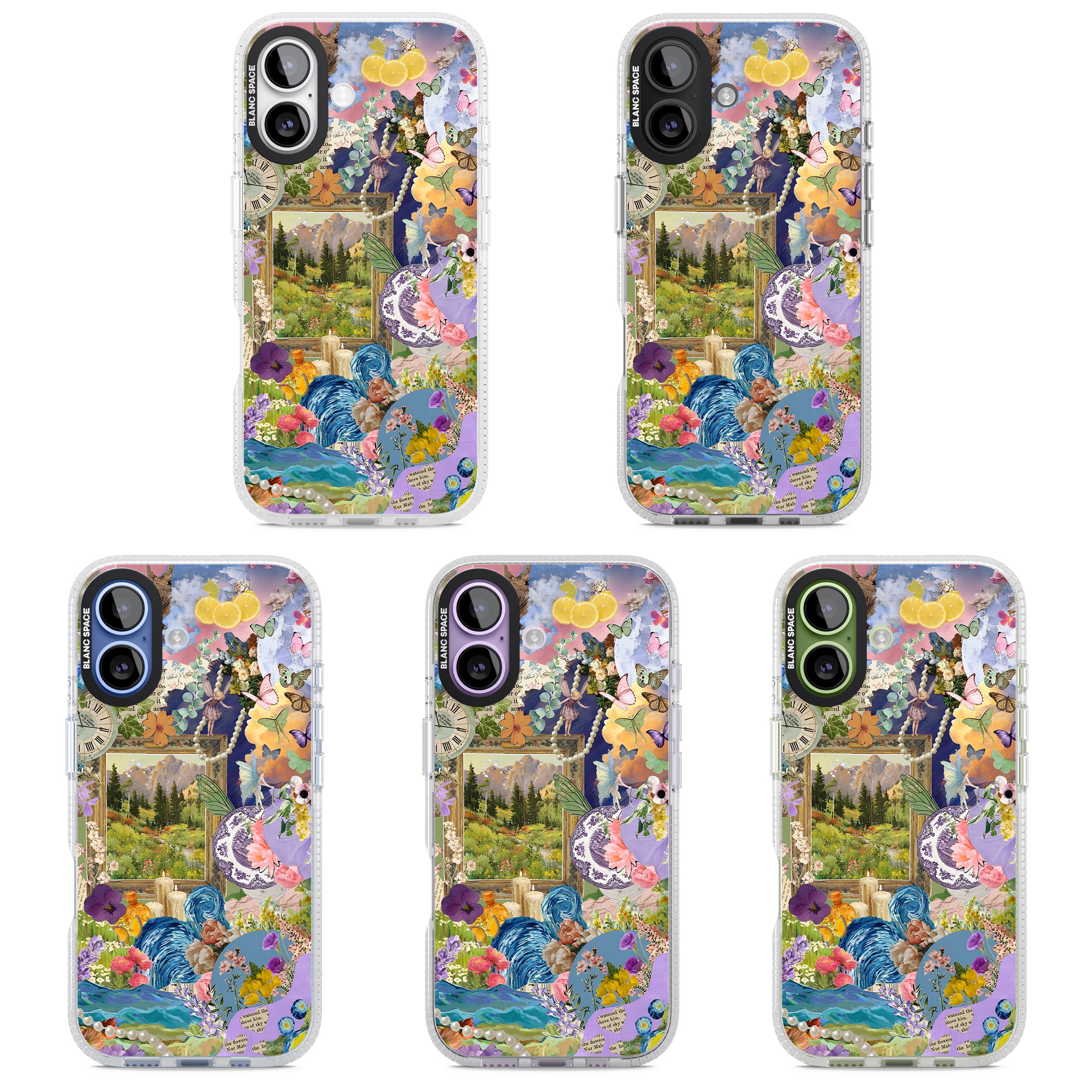 Vibrant Whimsy Collage iPhone 17 Impact Air Clear Phone Case APT Impact Protection