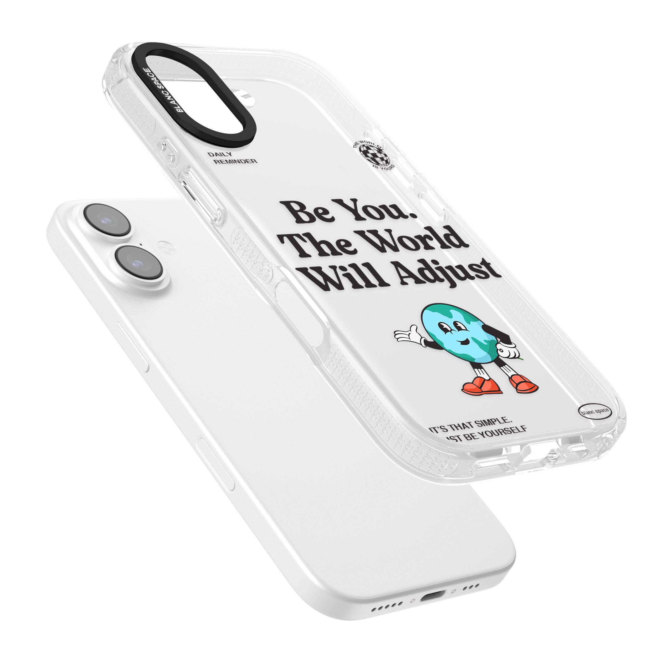 Be You The World Will Adjust iPhone 17 Impact Air Clear Phone Case Colours