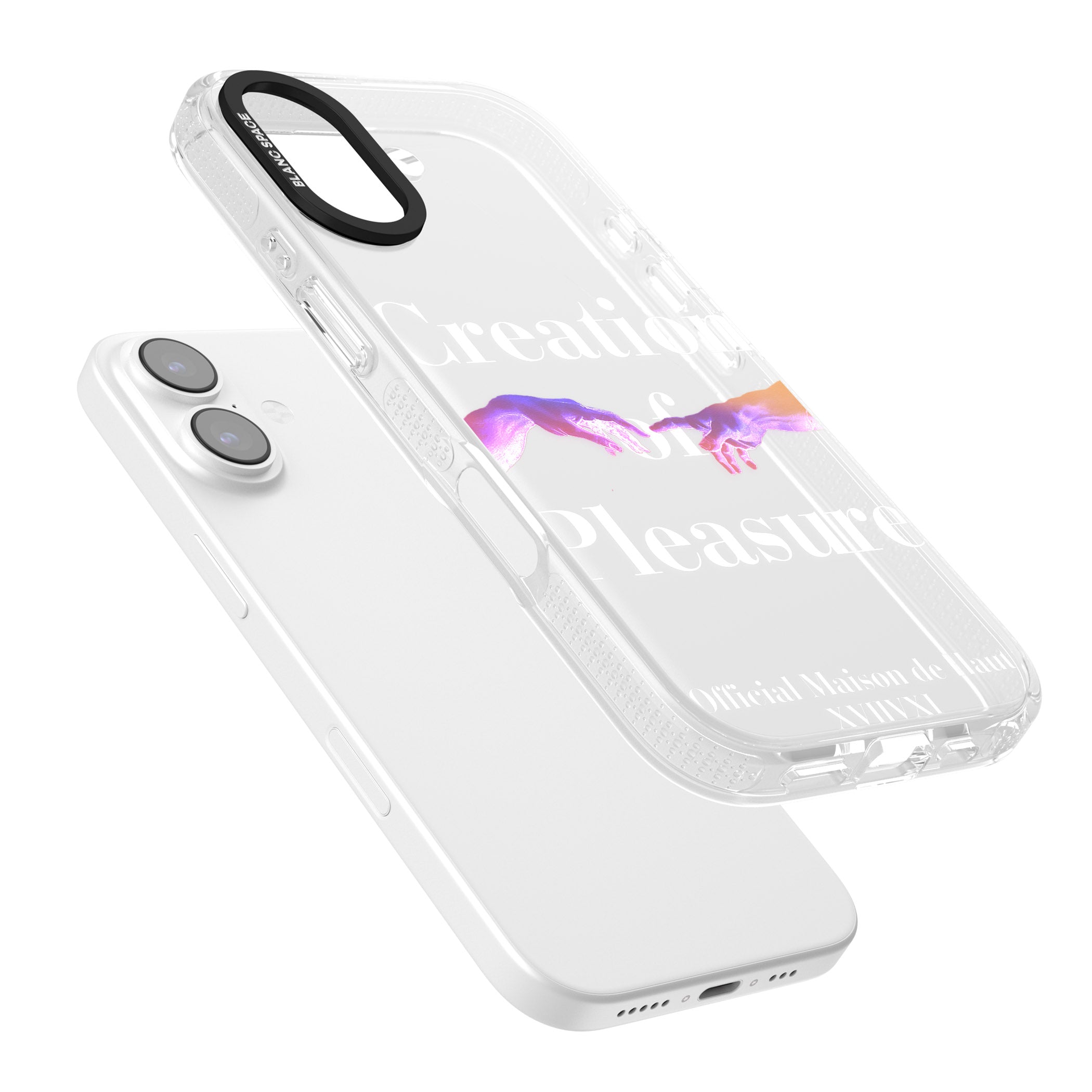 Creation Of Pleasure iPhone 17 Impact Air Clear Phone Case Colours