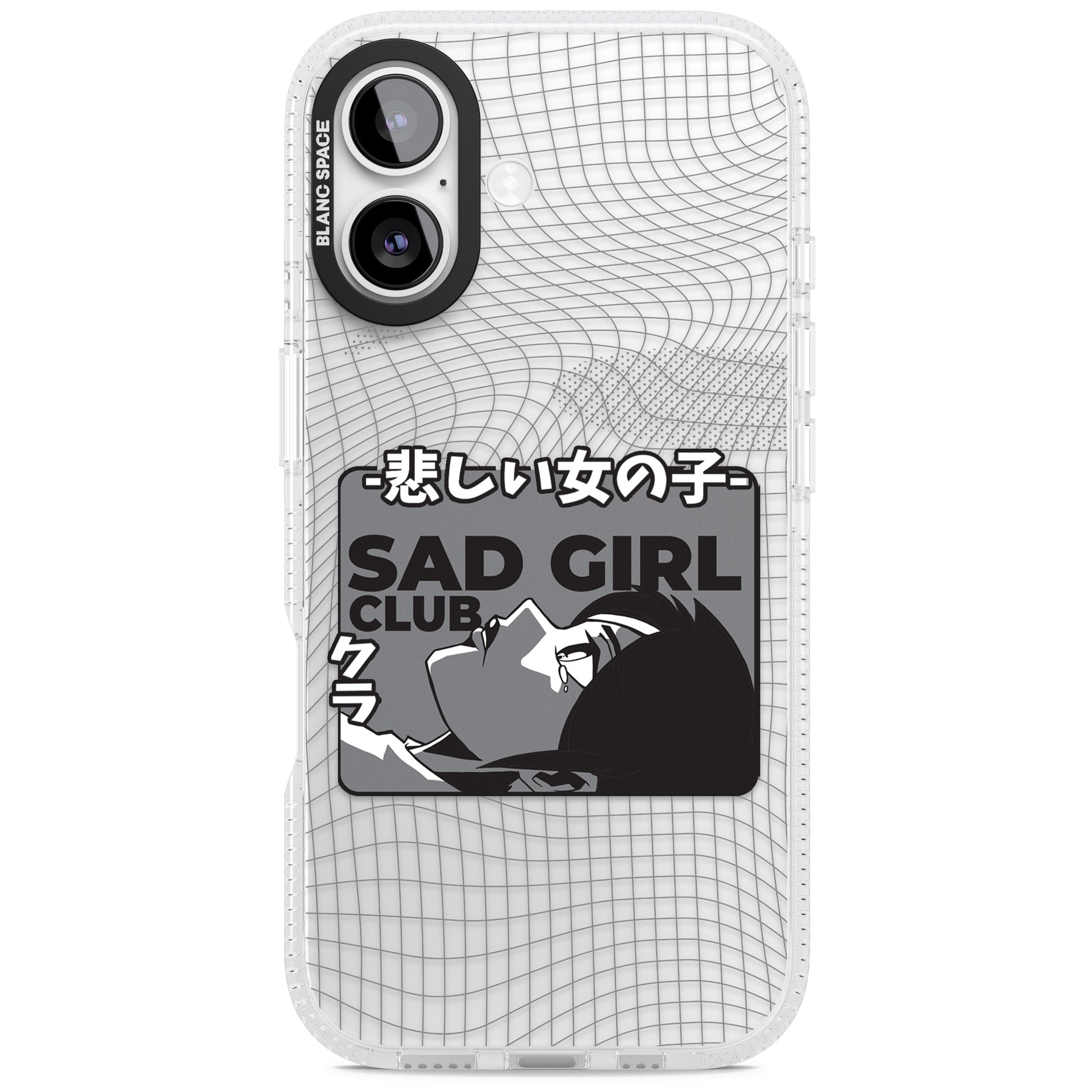 Sad Girl Club iPhone 17 Impact Air Clear Phone Case