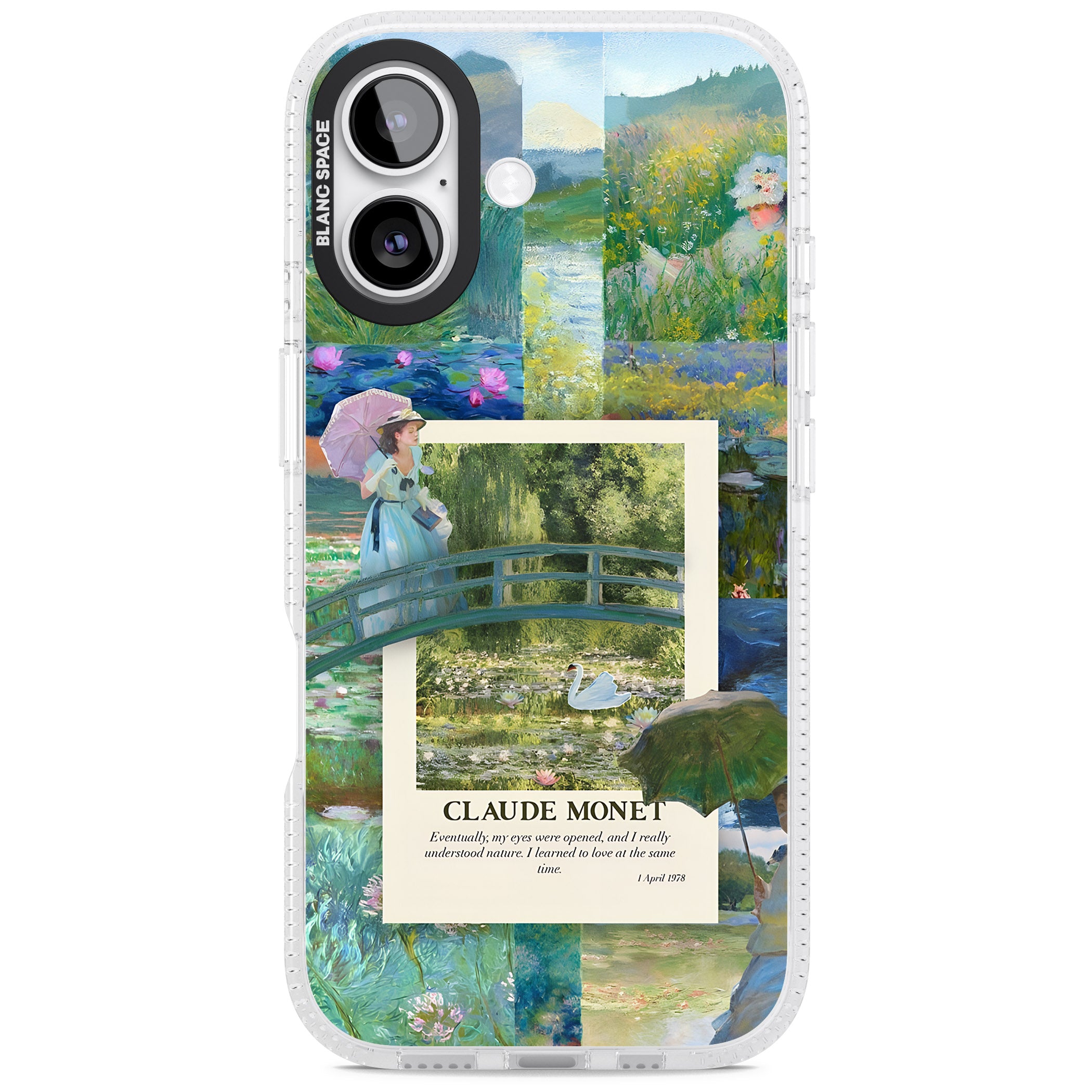 Monet Gardens iPhone 17 Impact Air Clear Phone Case