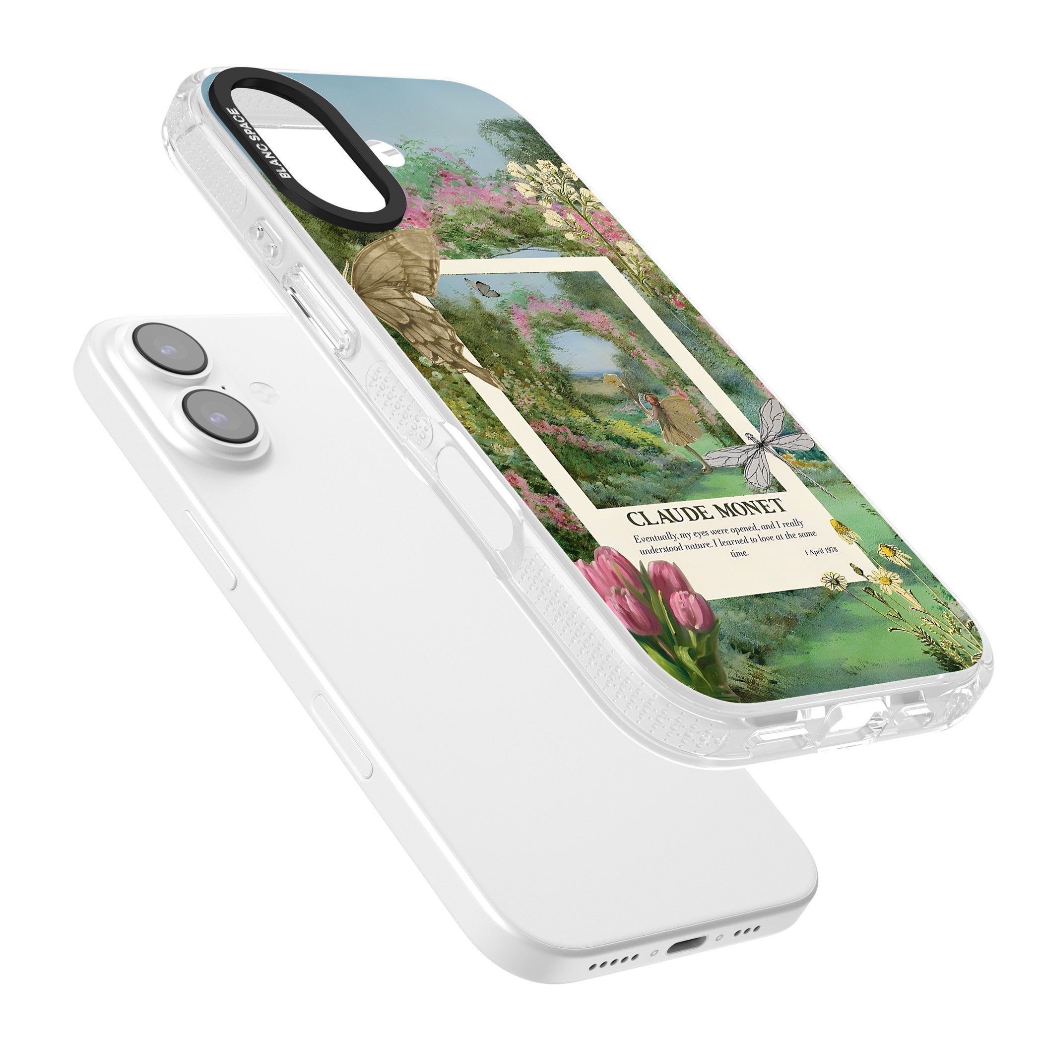Monet Fairy Garden iPhone 17 Impact Air Clear Phone Case Colours