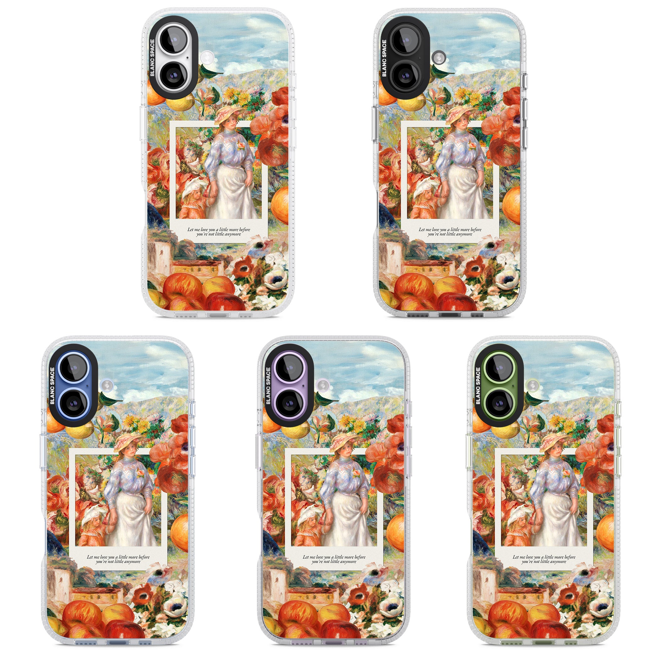 Renoir Mother & Child iPhone 17 Impact Air Clear Phone Case APT Impact Protection