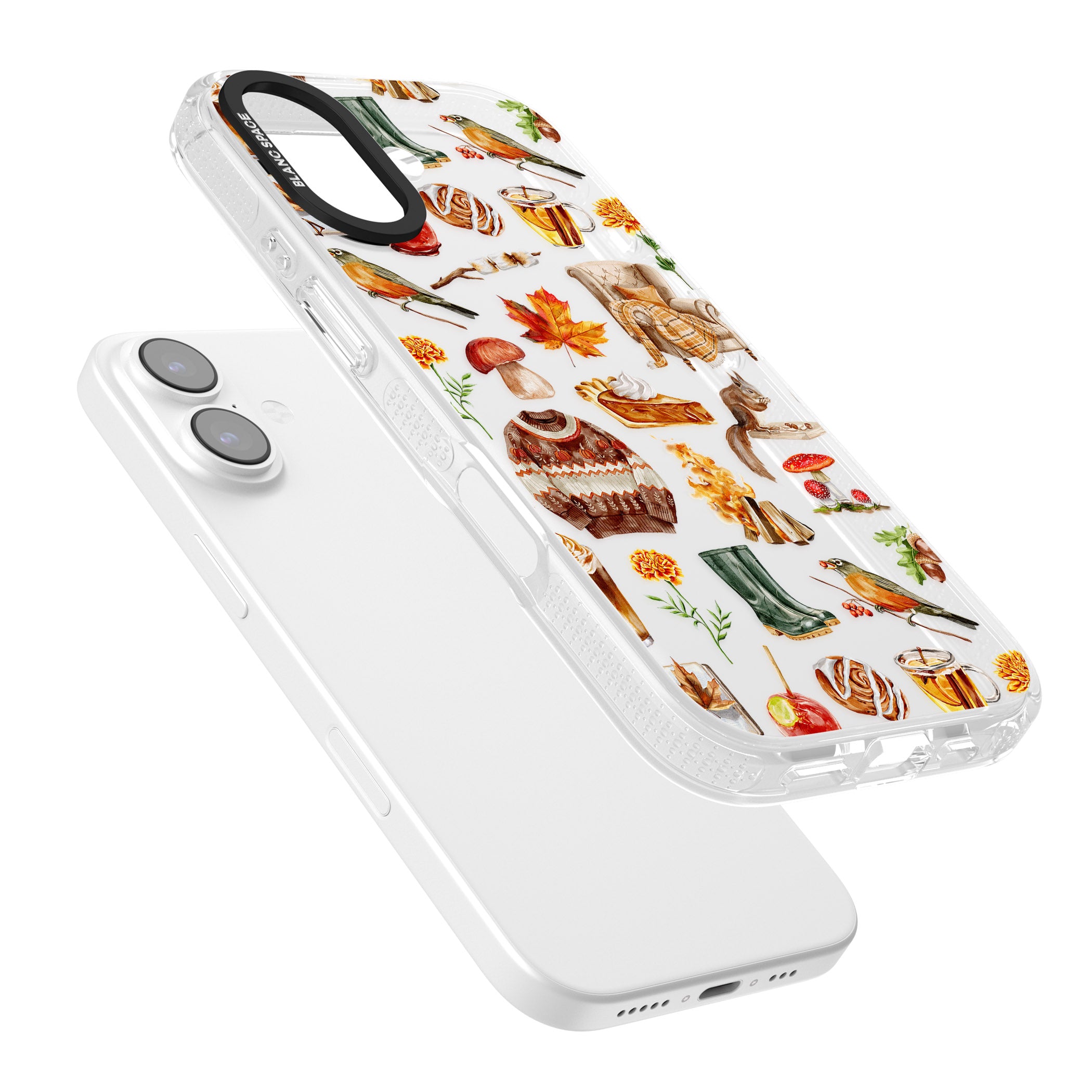 Cozy Autumn Aesthetic iPhone 17 Impact Air Clear Phone Case Colours