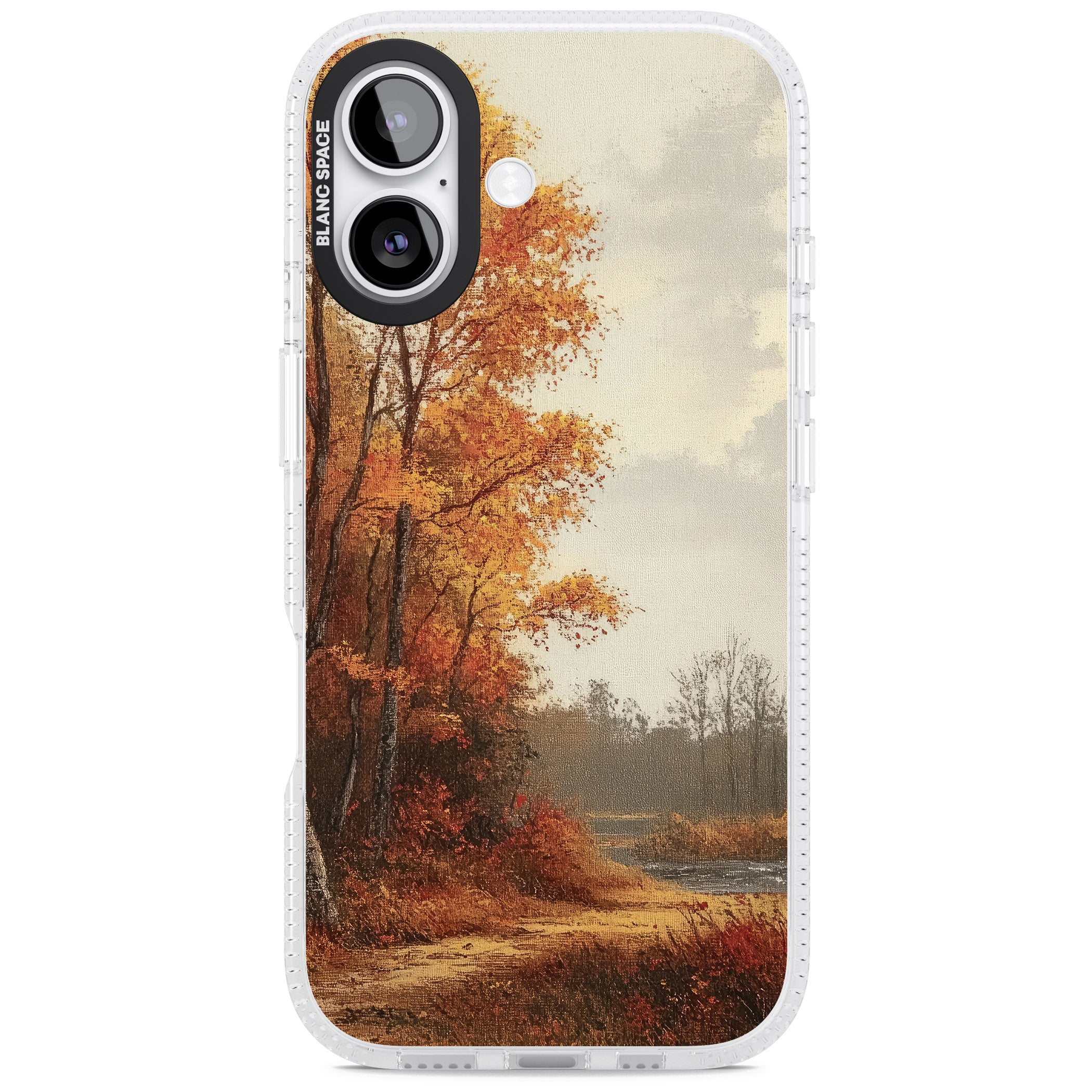 Vintage Autumn Oil Painting iPhone 17 Impact Air Clear Phone Case