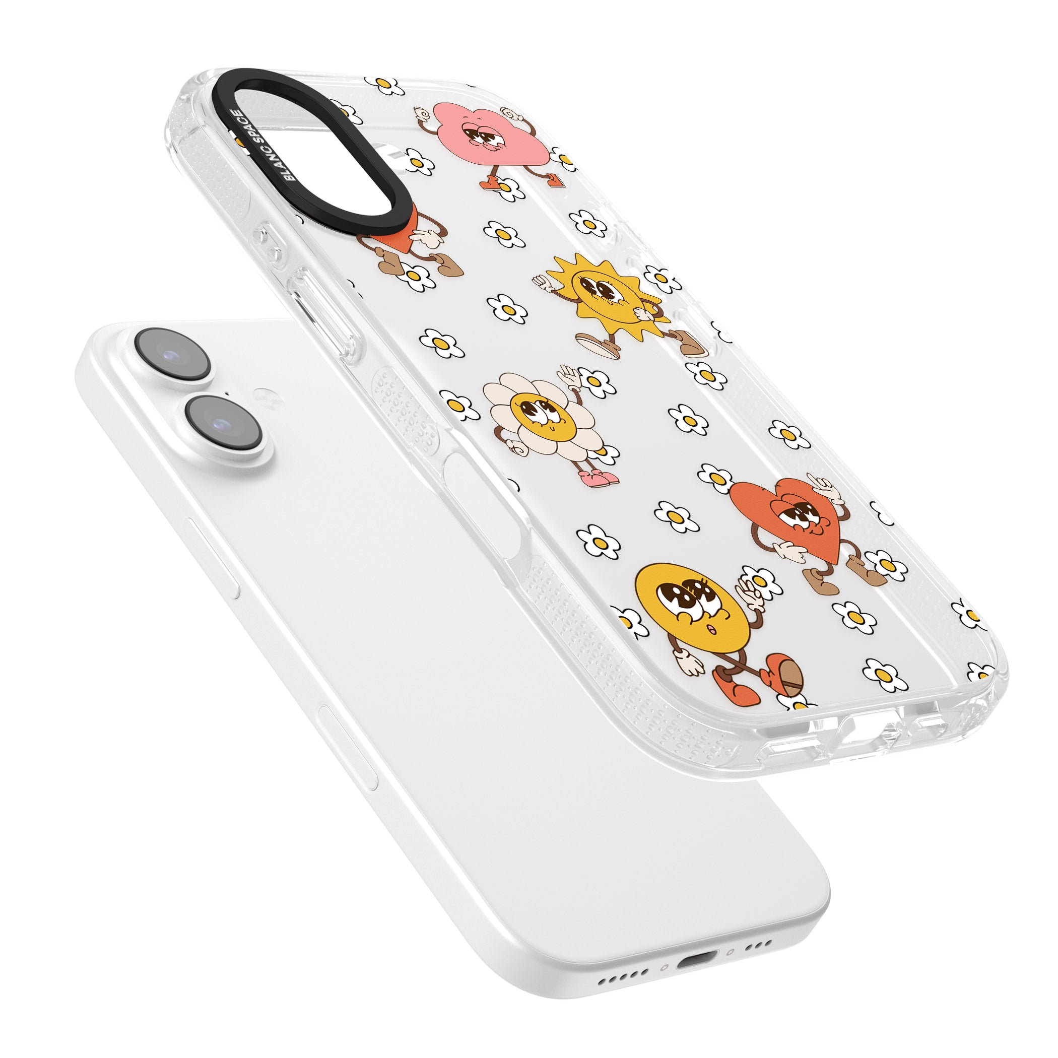 Daisies & Friends iPhone 17 Impact Air Clear Phone Case Colours