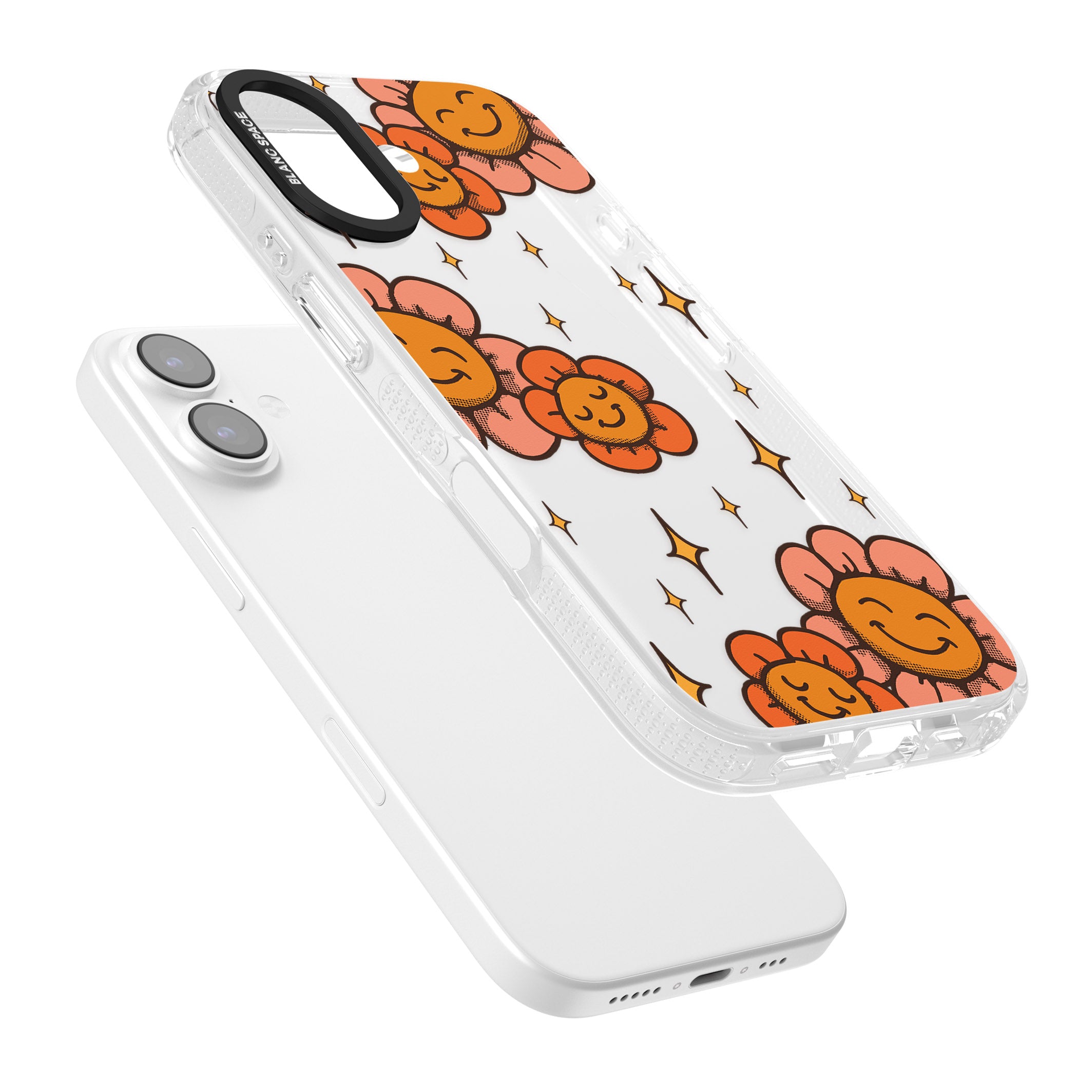 Mellow Flowers iPhone 17 Impact Air Clear Phone Case Colours