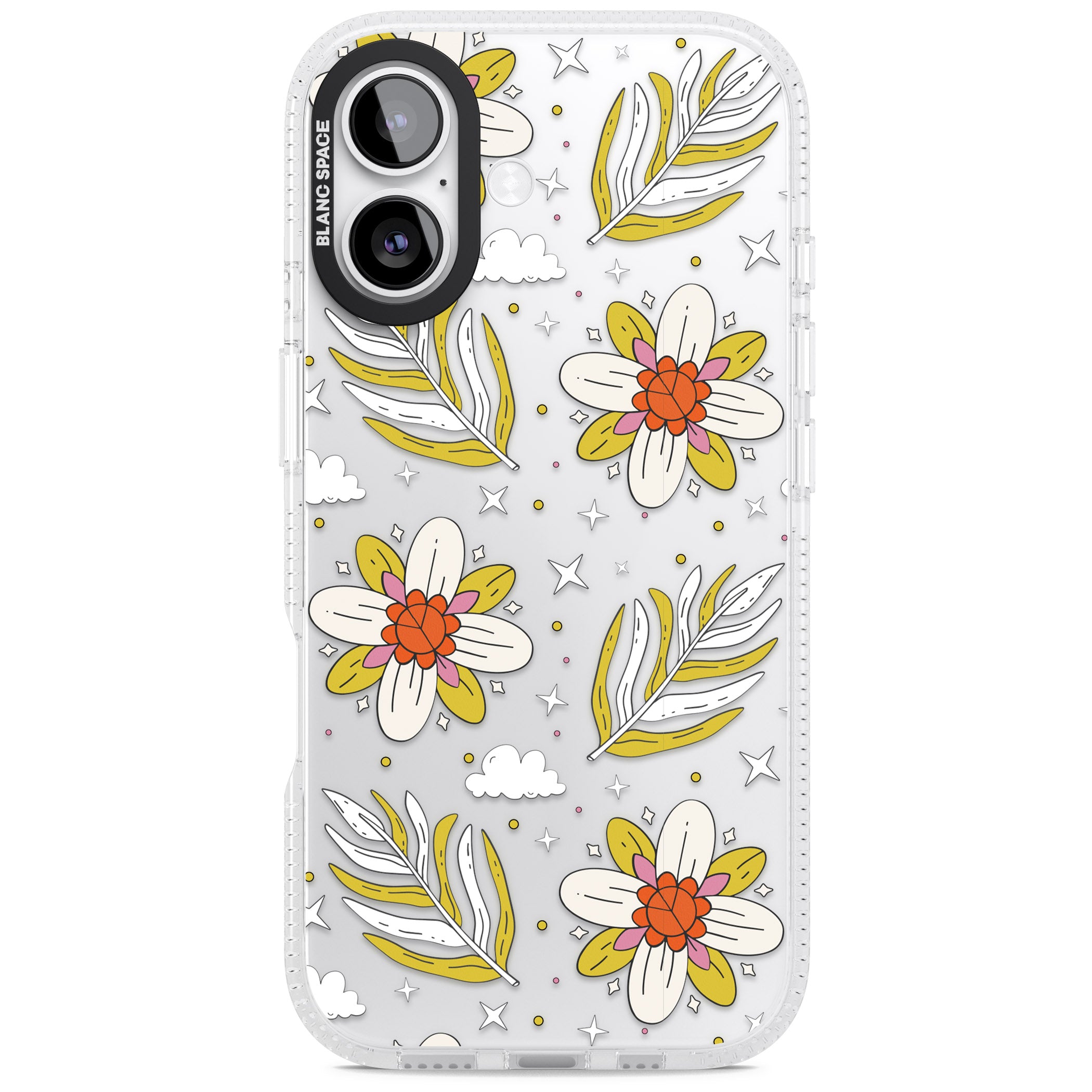 Boho Celestial Floral Dream iPhone 17 Impact Air Clear Phone Case