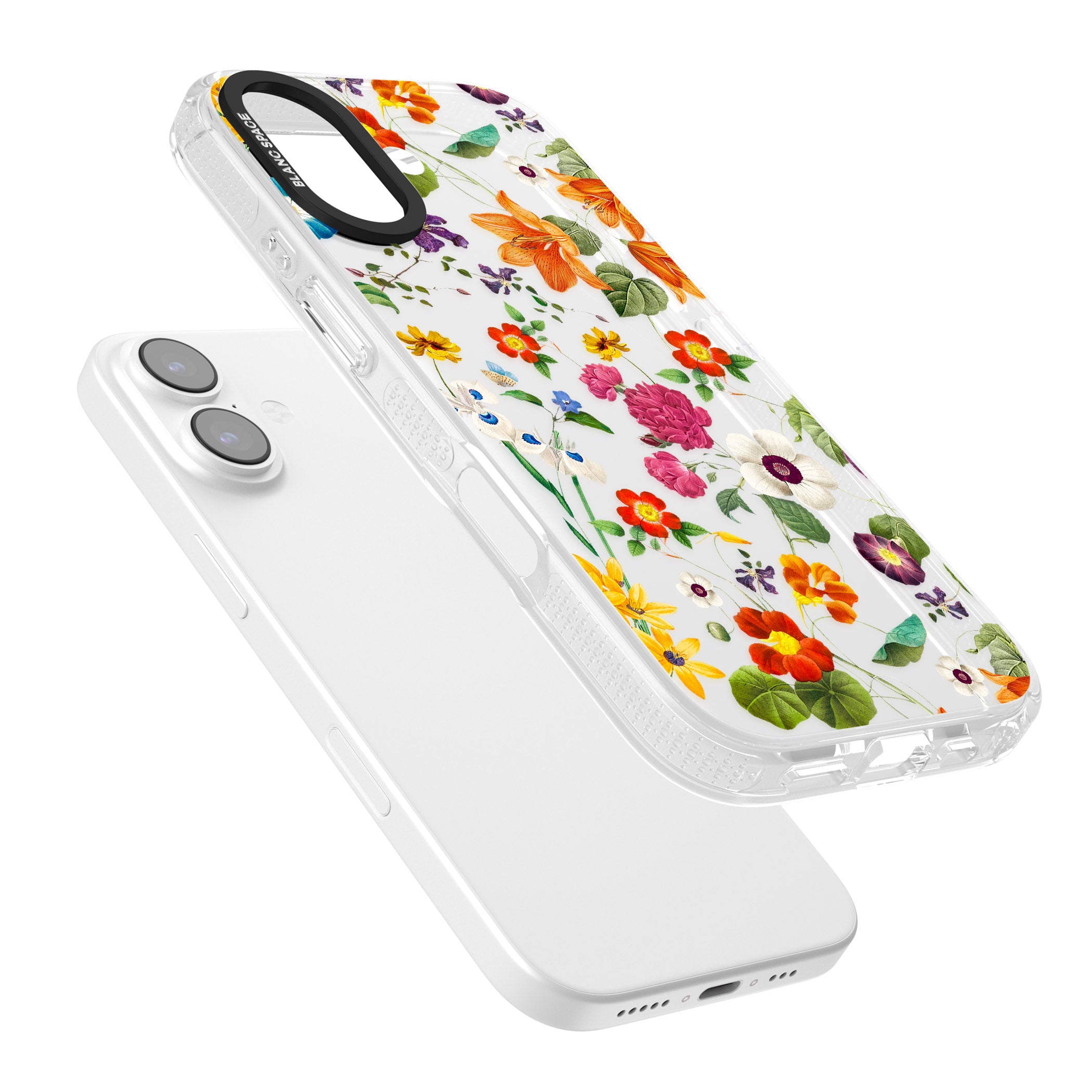 Whimsical Wildflowers iPhone 17 Impact Air Clear Phone Case Colours