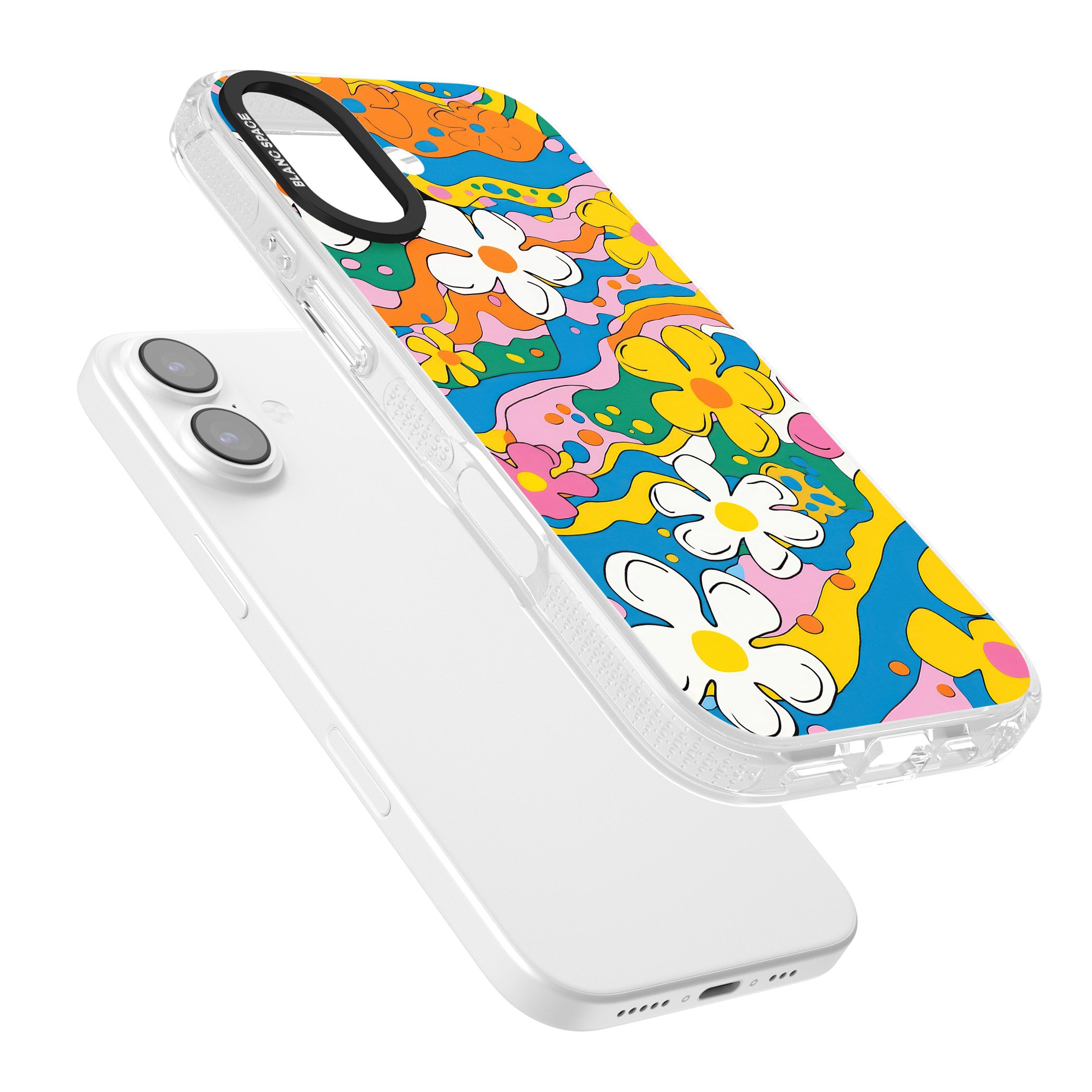 Vibrant Bloom iPhone 17 Impact Air Clear Phone Case Colours