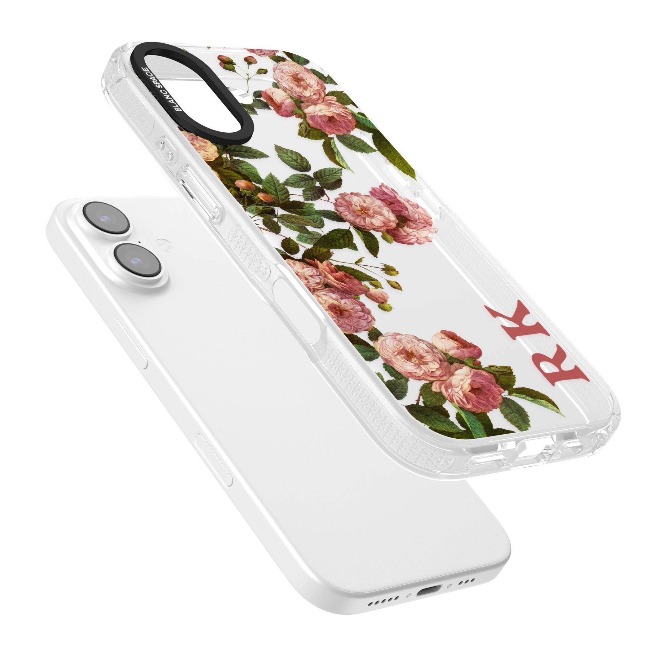 Personalised Vintage Floral Garden iPhone 17 Impact Air Clear Phone Case Colours