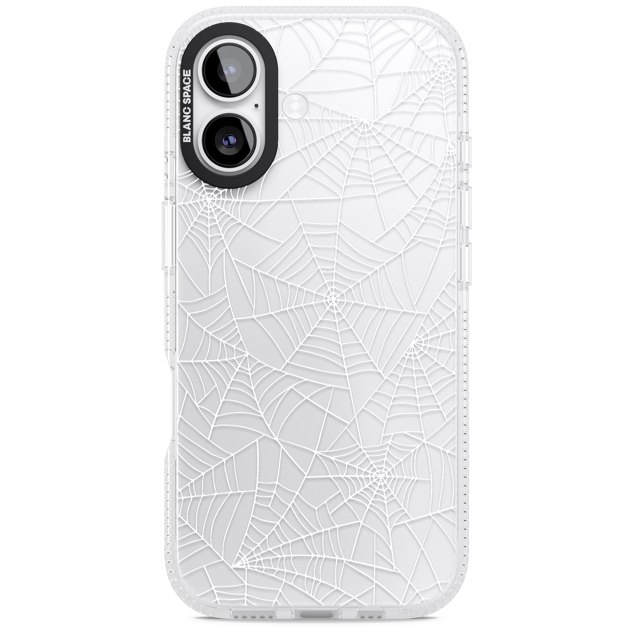 Personalised Spider Webs iPhone 17 Impact Air Clear Phone Case