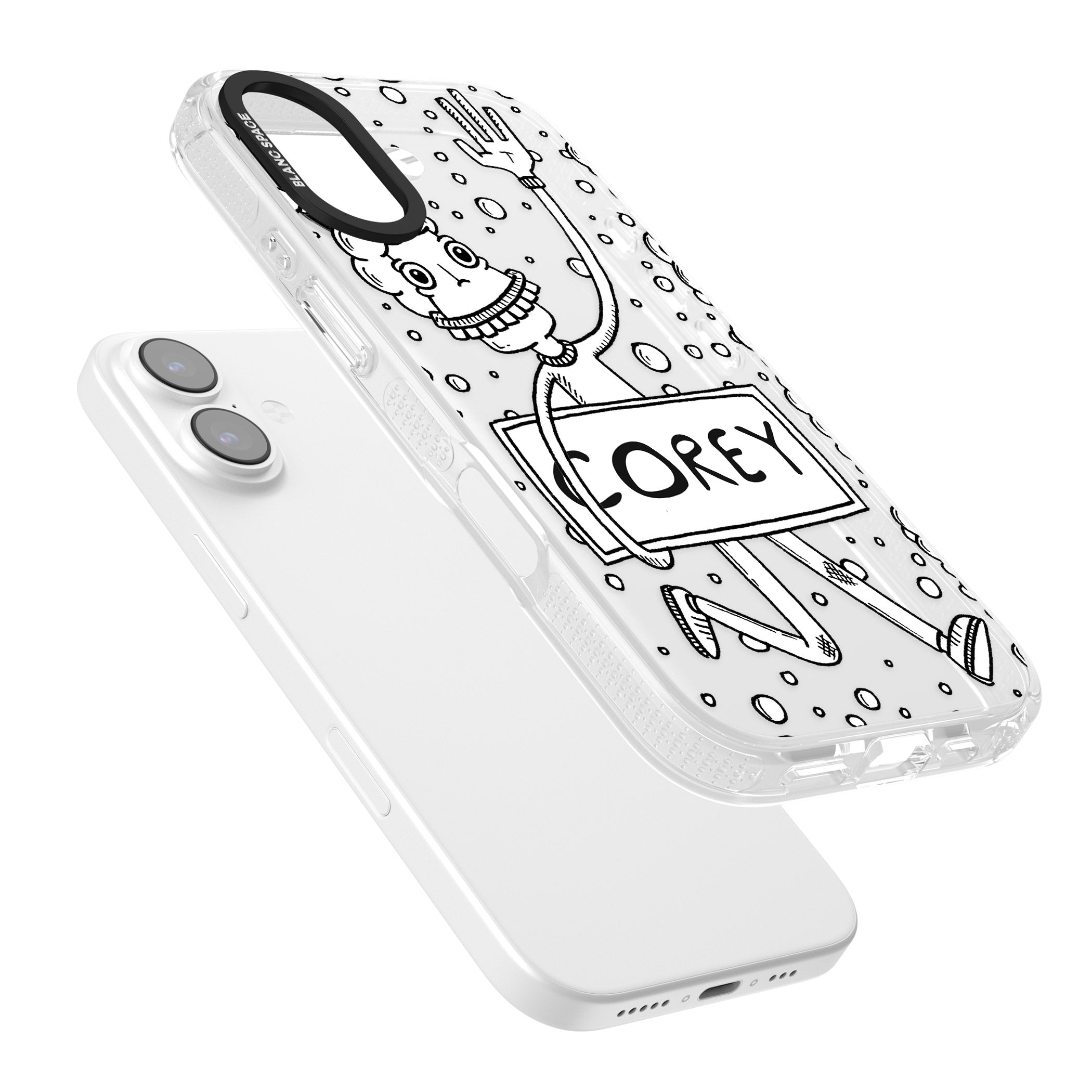 Personalised Banner Boy iPhone 17 Impact Air Clear Phone Case Colours