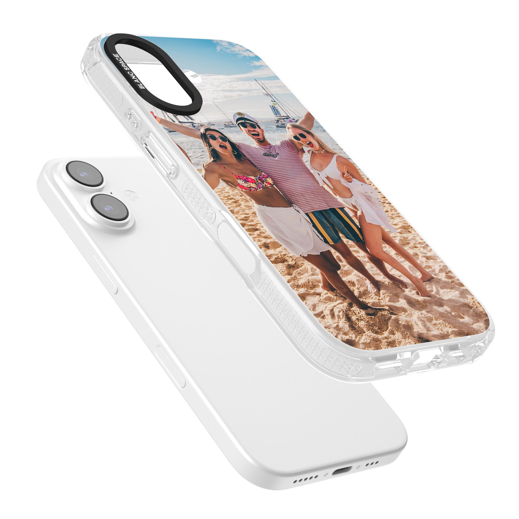 Personalised Photo iPhone 17 Impact Air Clear Phone Case Colours