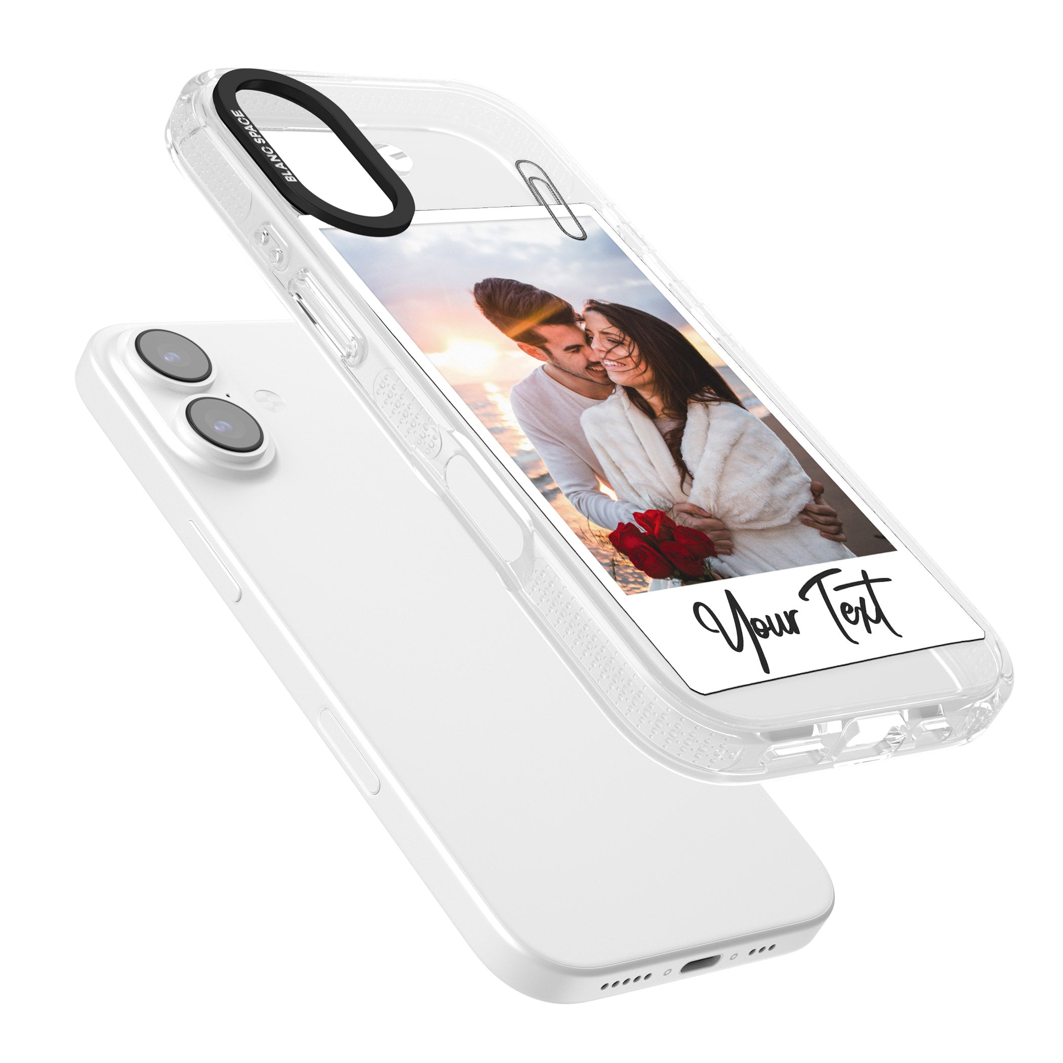 Personalised Instant Camera Photo iPhone 17 Impact Air Clear Phone Case Colours