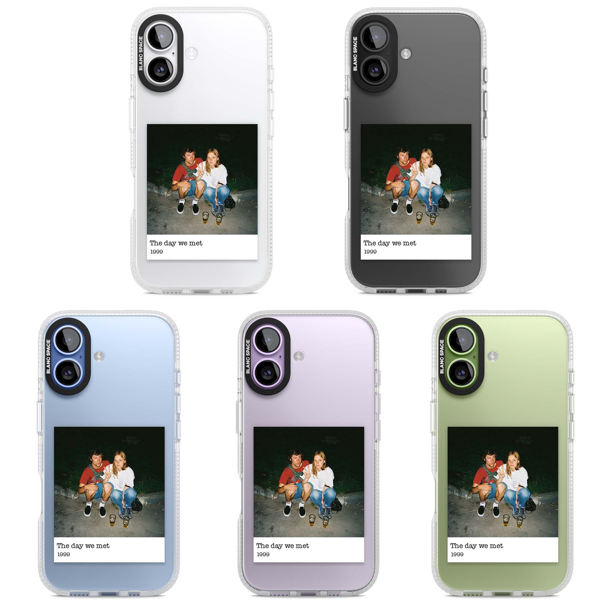 Photo Memory minimal iPhone case | Clear Case Impact Air case for iPhone 17