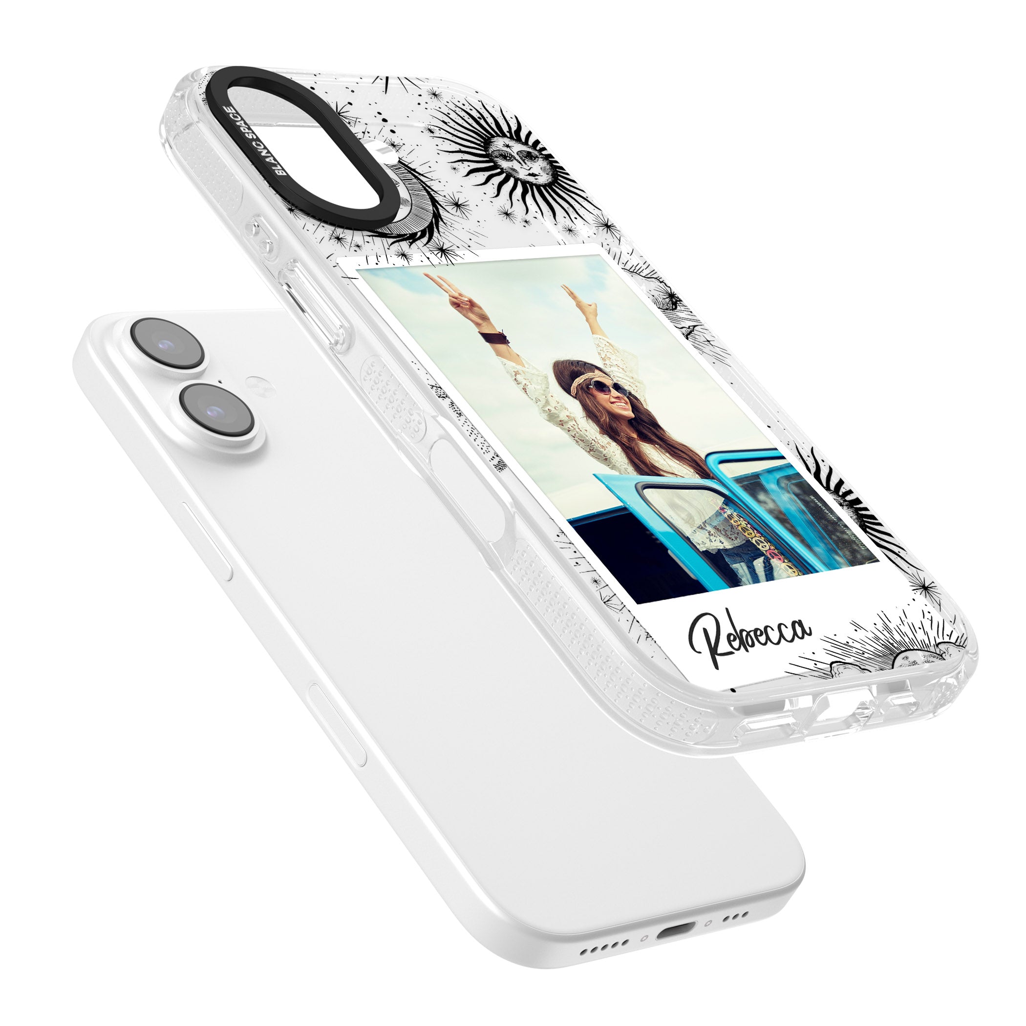 Personalised Astrology Instant Photo iPhone 17 Impact Air Clear Phone Case Colours