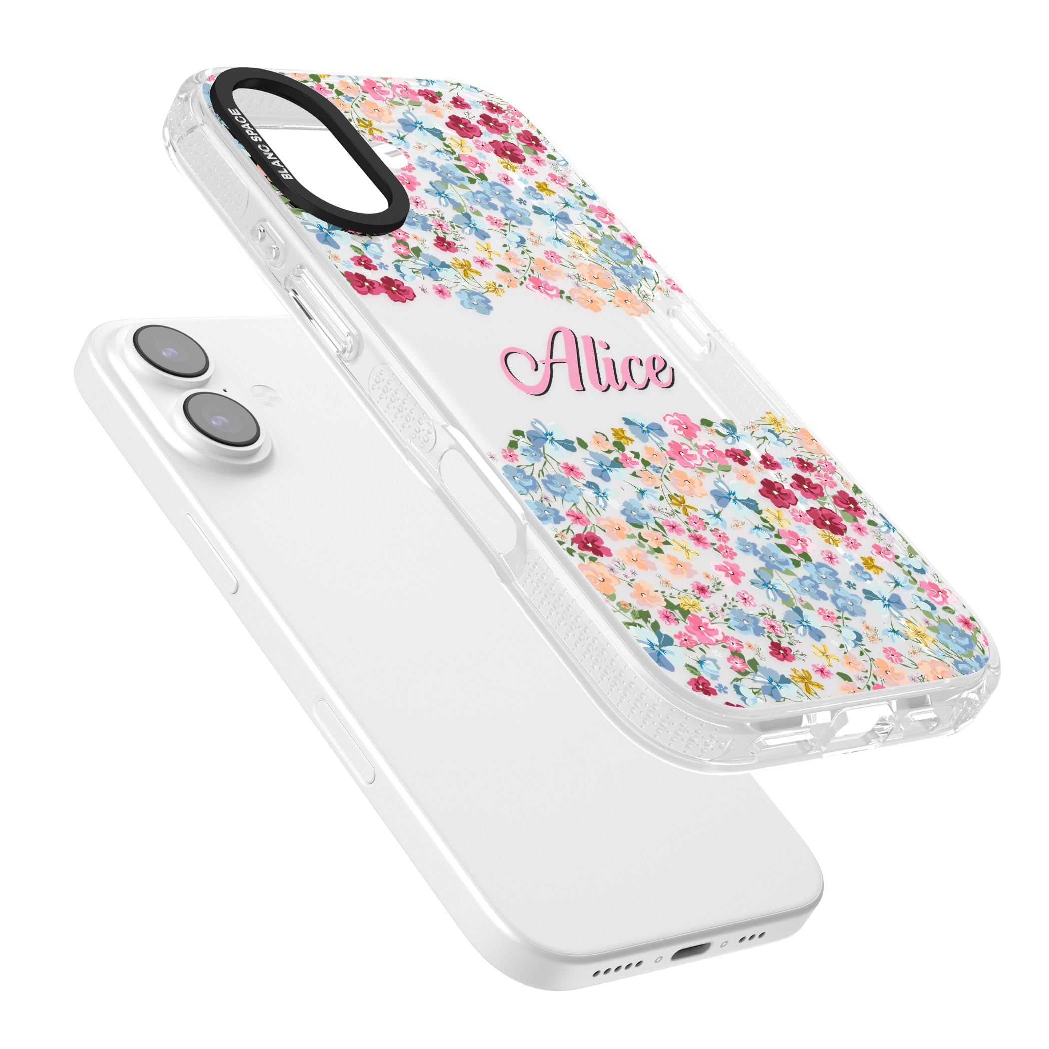 Personalised Venetian Meadow iPhone 17 Impact Air Clear Phone Case Colours