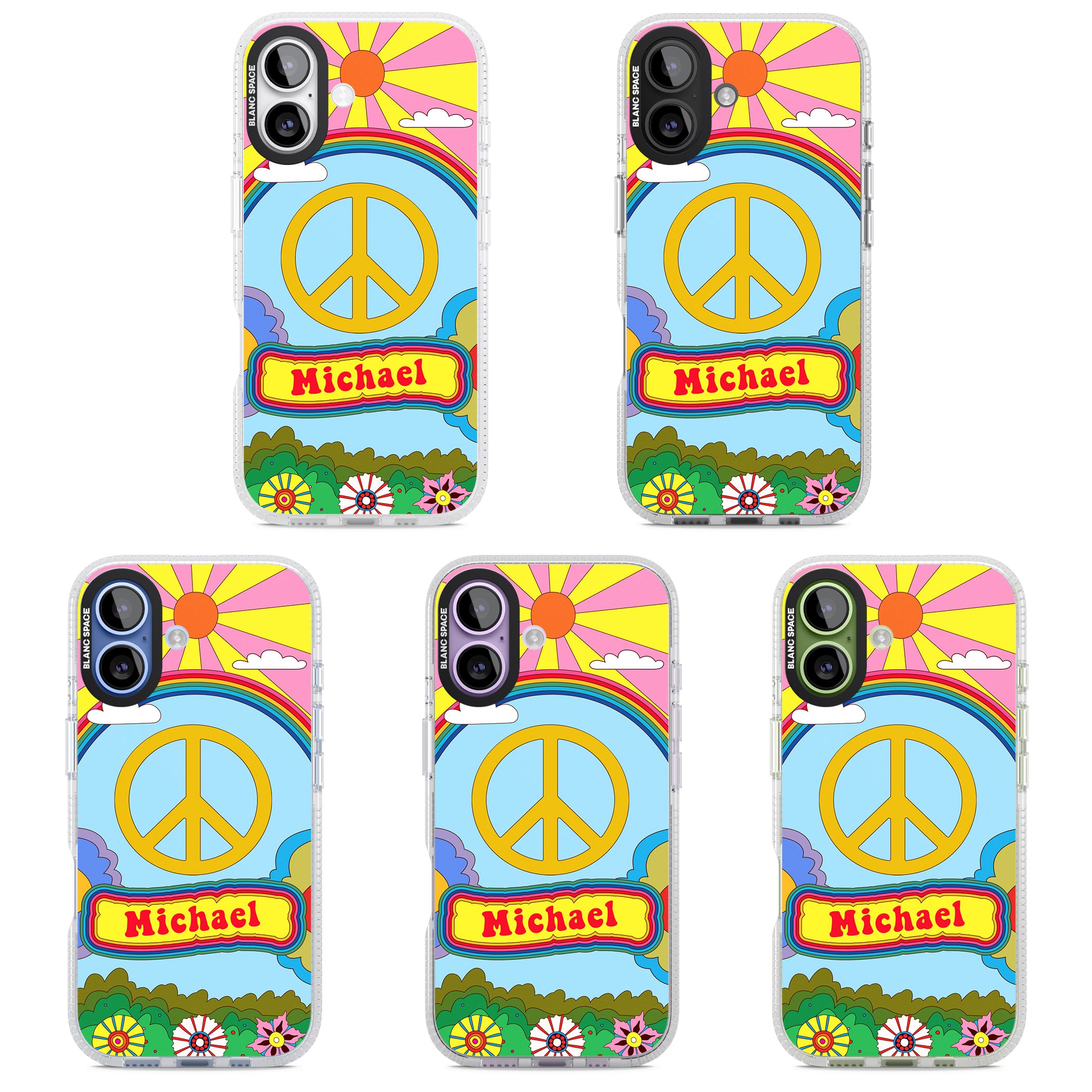 Personalised Happy Days iPhone 17 Impact Air Clear Phone Case APT Impact Protection