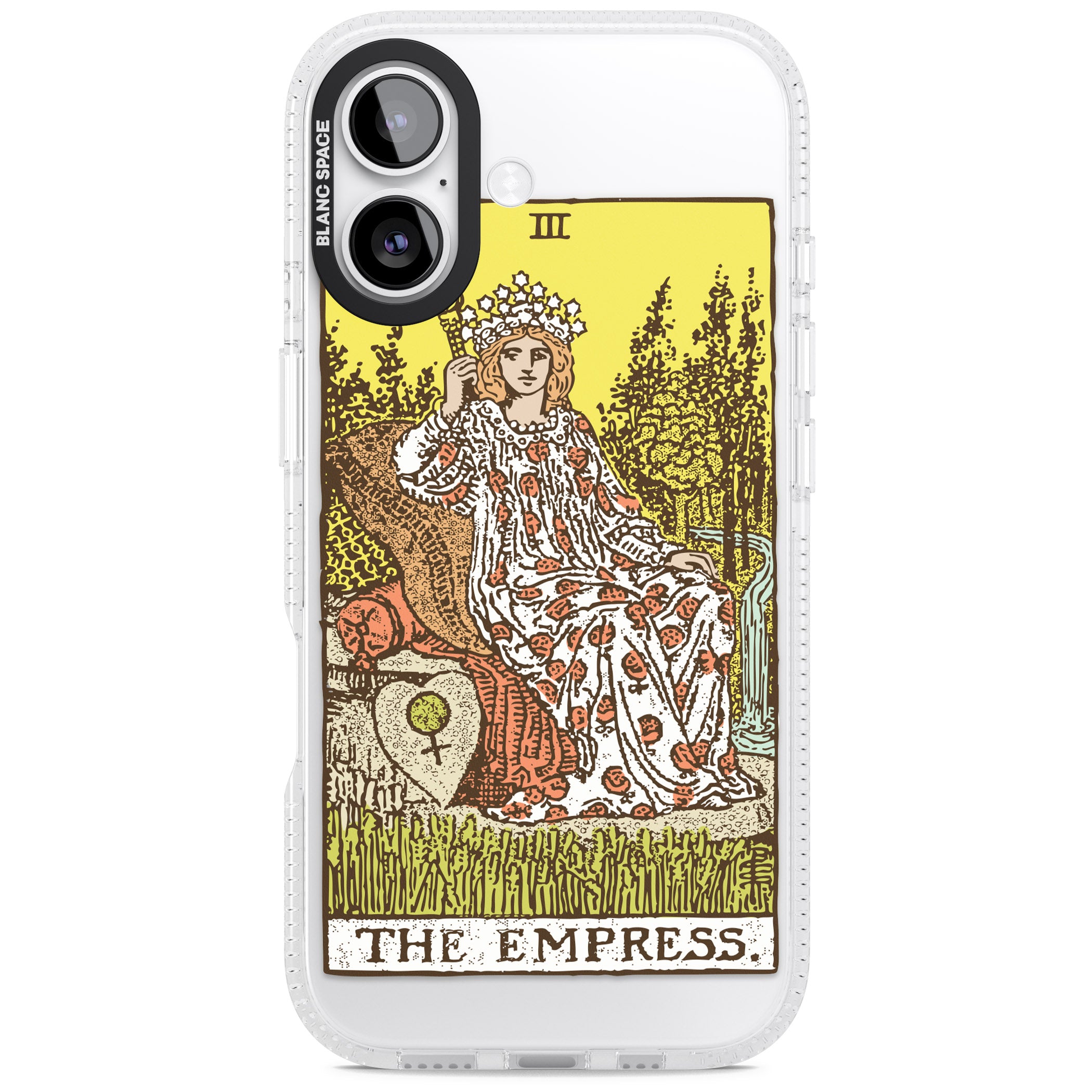 Personalised The Empress Tarot Card (Color) iPhone 17 Impact Air Clear Phone Case
