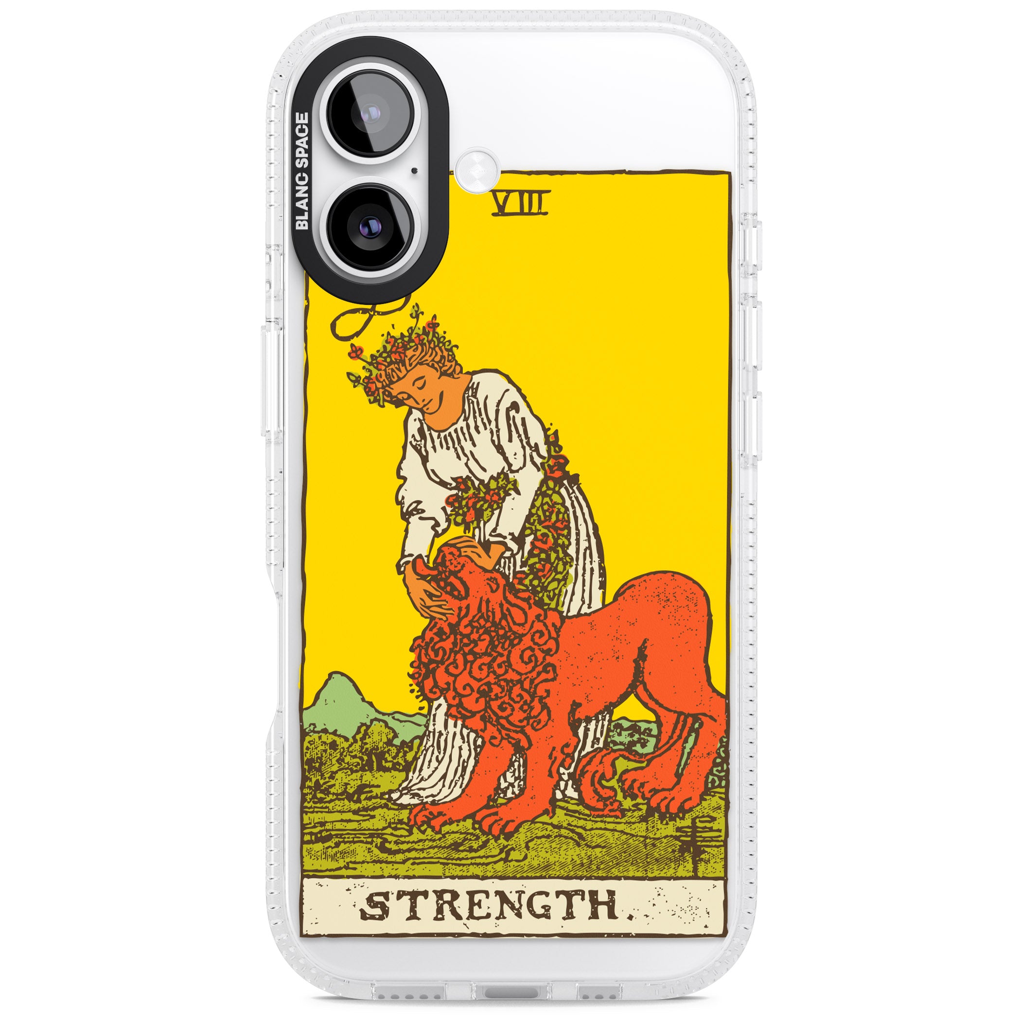 Personalised Strength Tarot Card (Color) iPhone 17 Impact Air Clear Phone Case