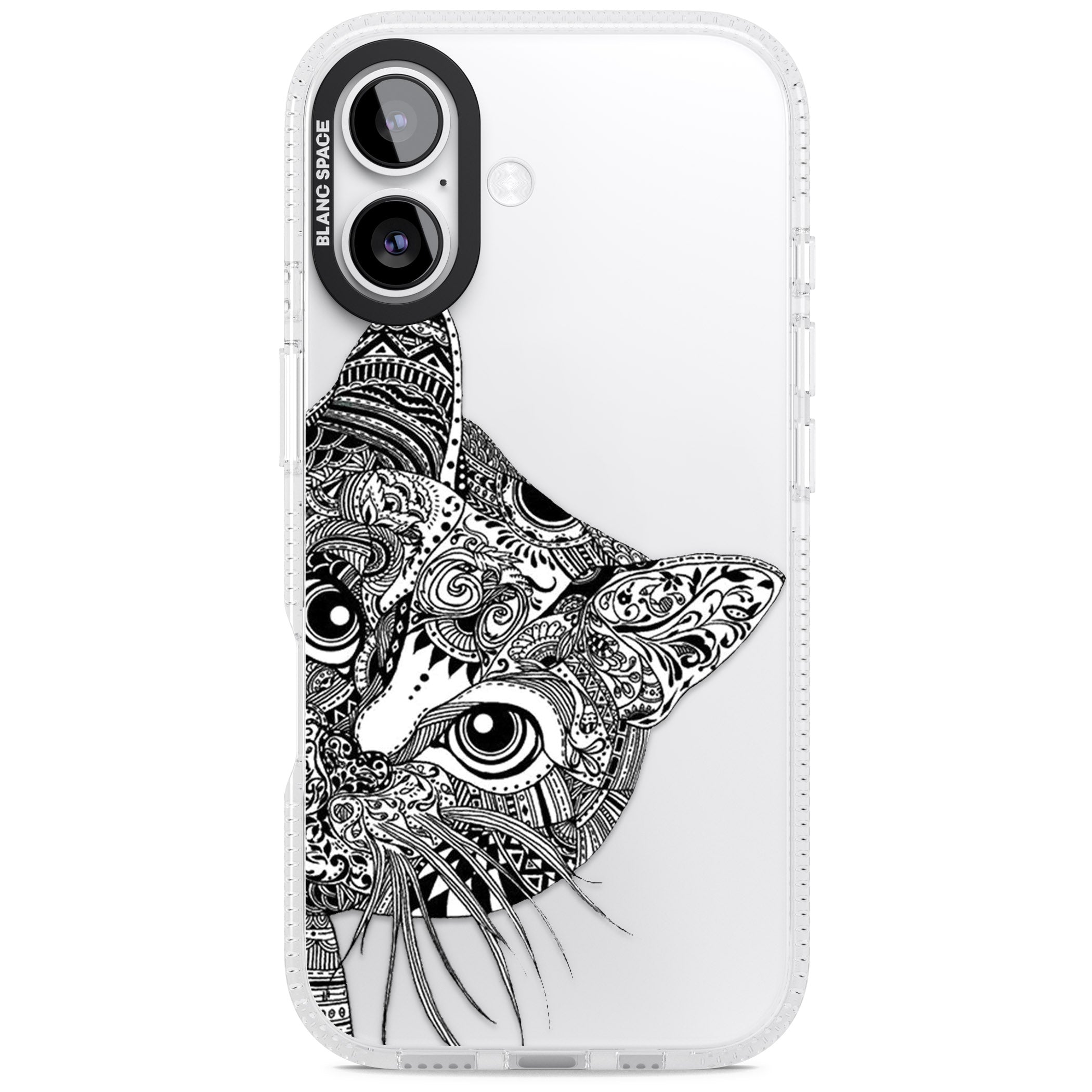 Henna Cat iPhone 17 Impact Air Clear Phone Case