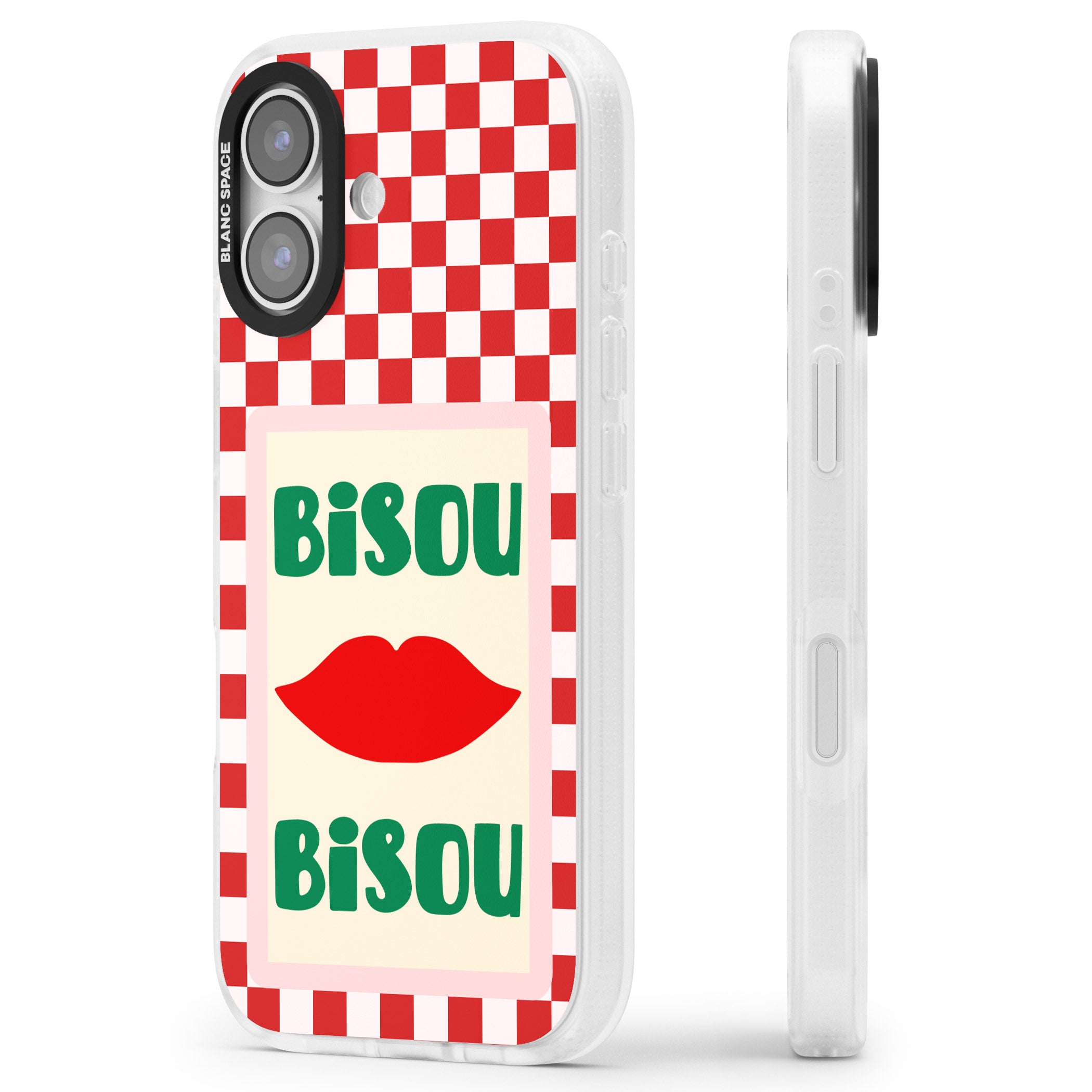 Bisou iPhone 17 Impact Air Clear Phone Case Side Profile