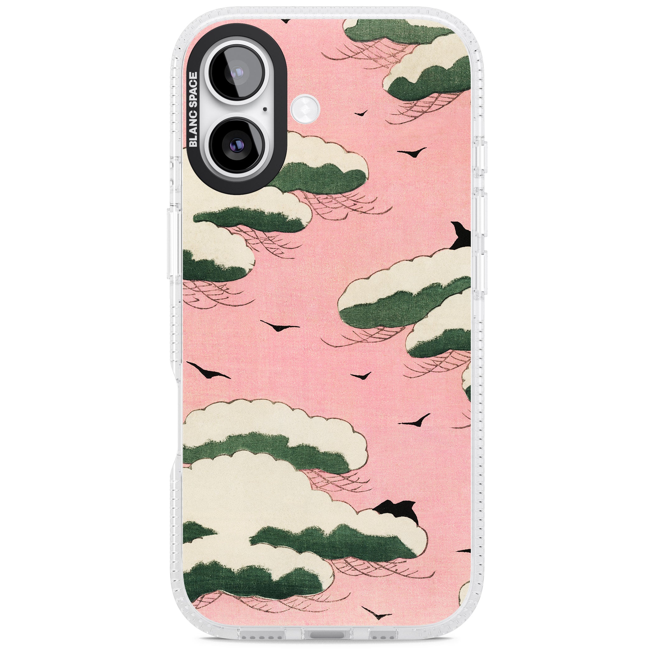Japanese Pink Sky iPhone 17 Impact Air Clear Phone Case