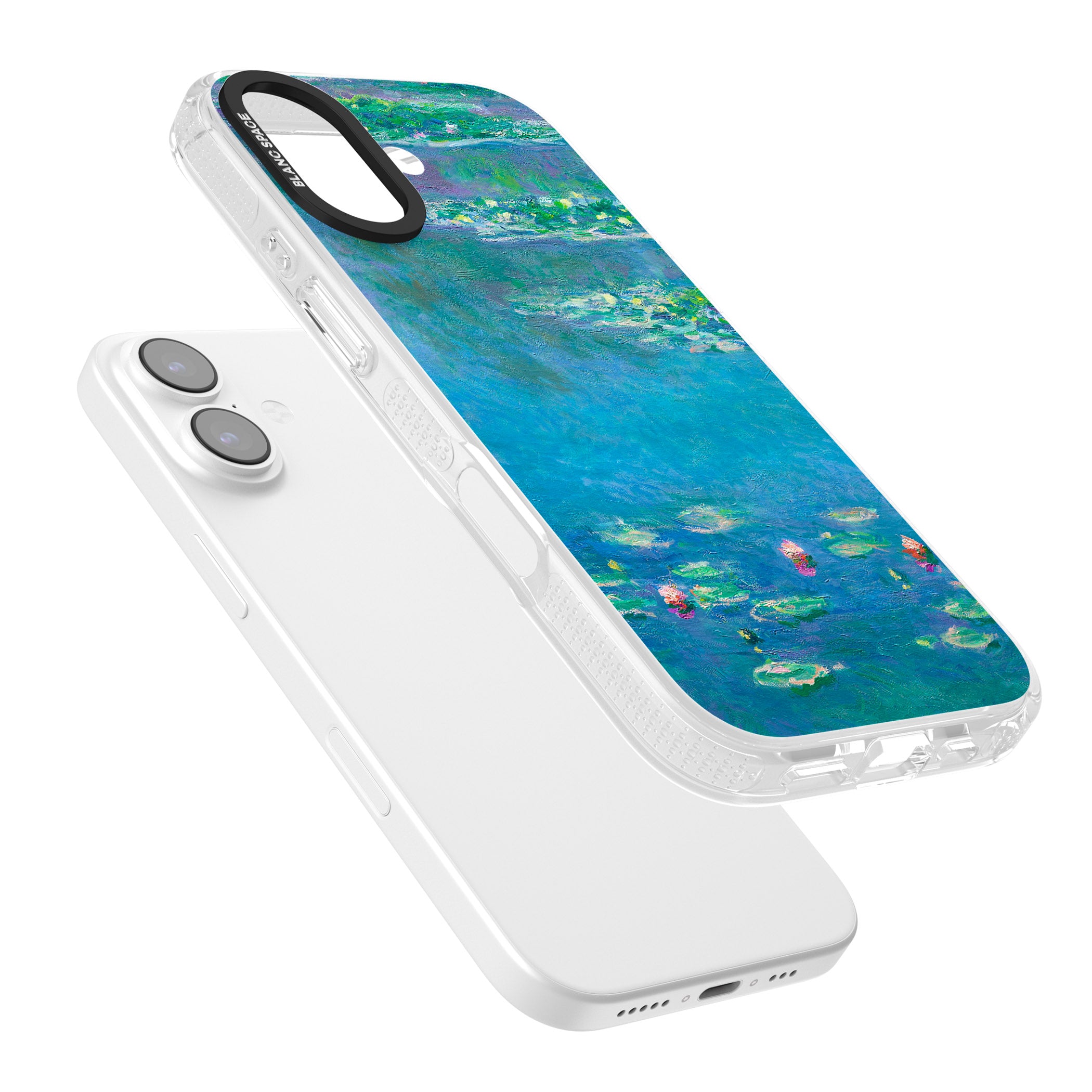 Water Lilies iPhone 17 Impact Air Clear Phone Case Colours