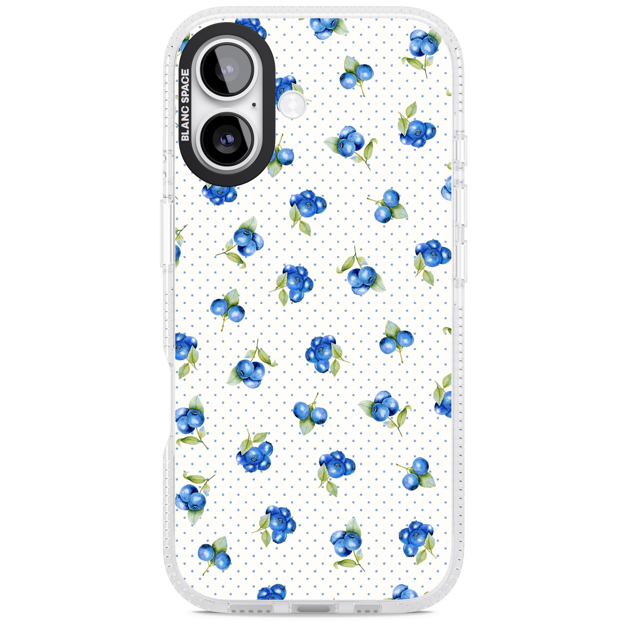 Blueberry Picnic iPhone 17 Impact Air Clear Phone Case