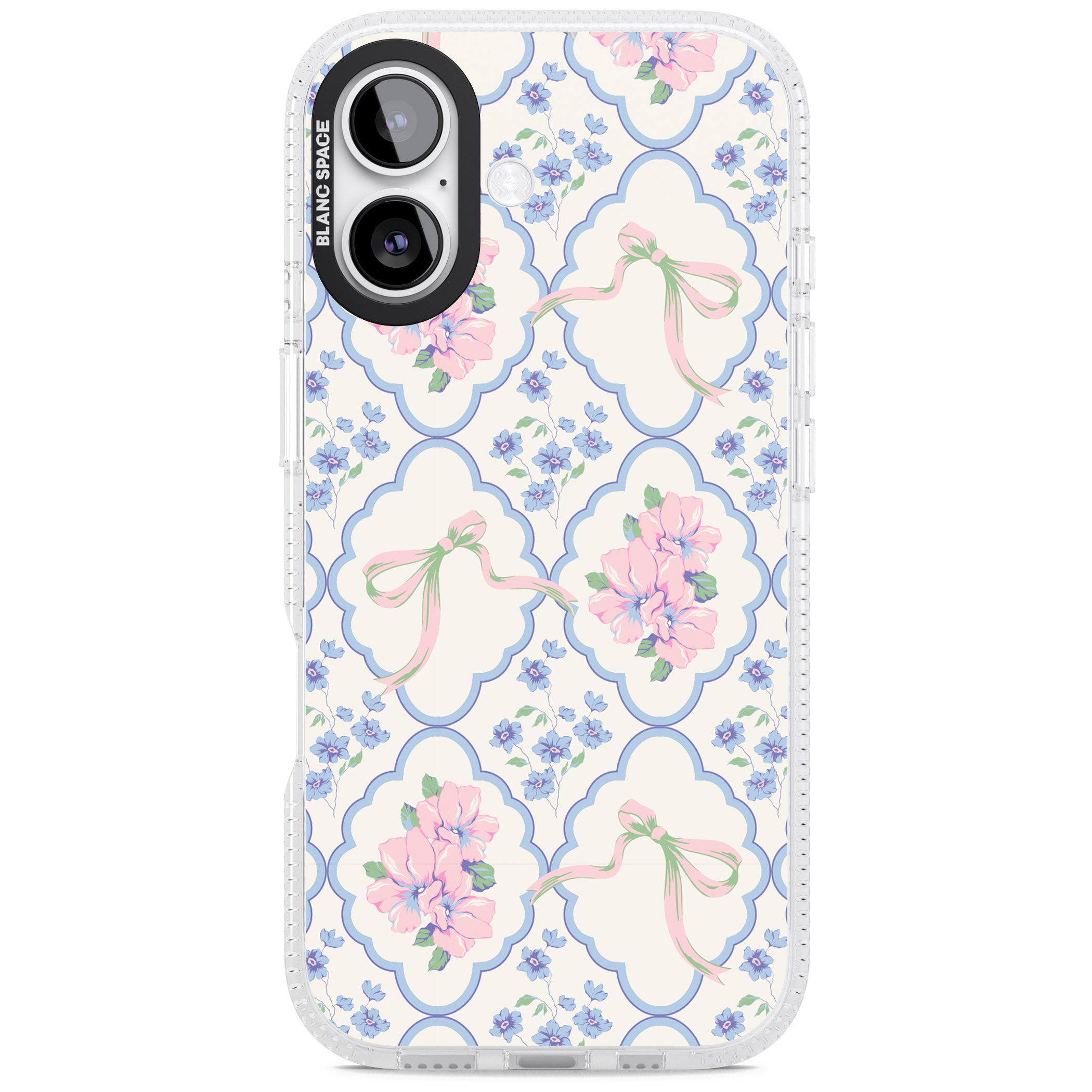 Coquette Flowers & Bows iPhone 17 Impact Air Clear Phone Case