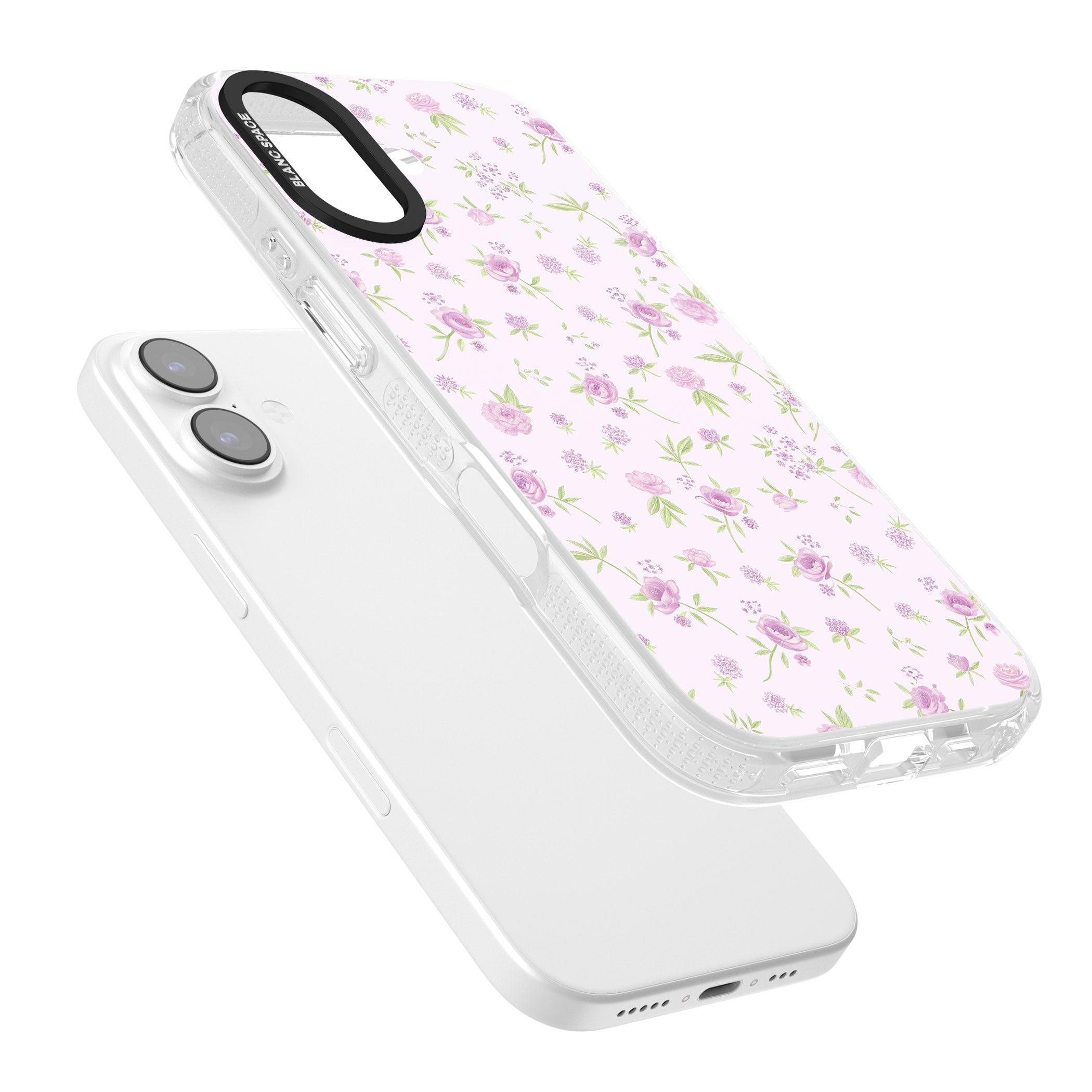 Pink Peonies iPhone 17 Impact Air Clear Phone Case Colours
