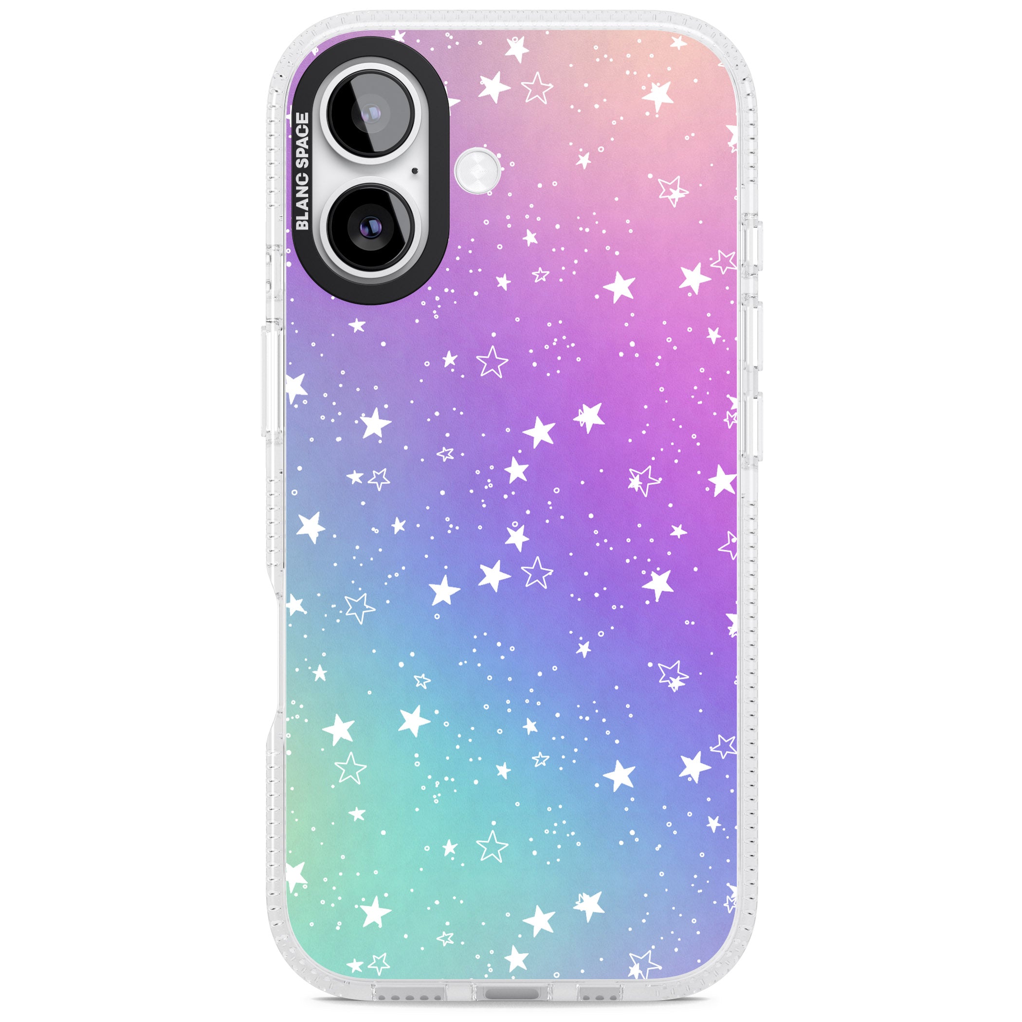 Pastel Starry Sky iPhone 17 Impact Air Clear Phone Case