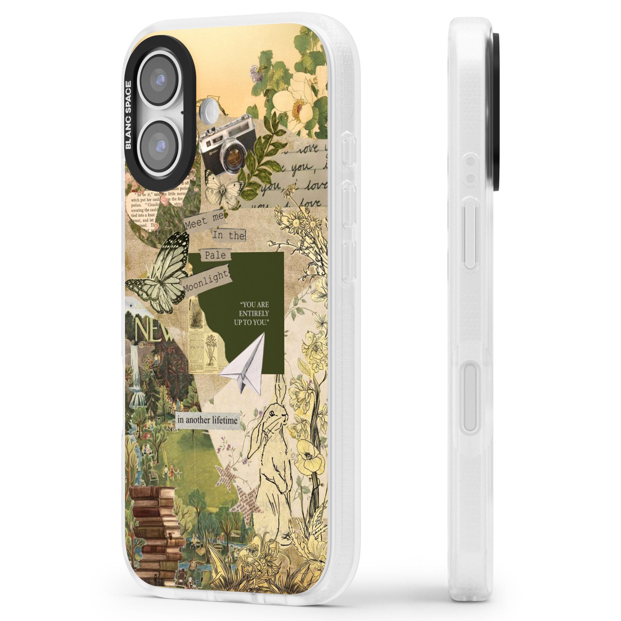 Country Wonderland iPhone 17 Impact Air Clear Phone Case Side Profile