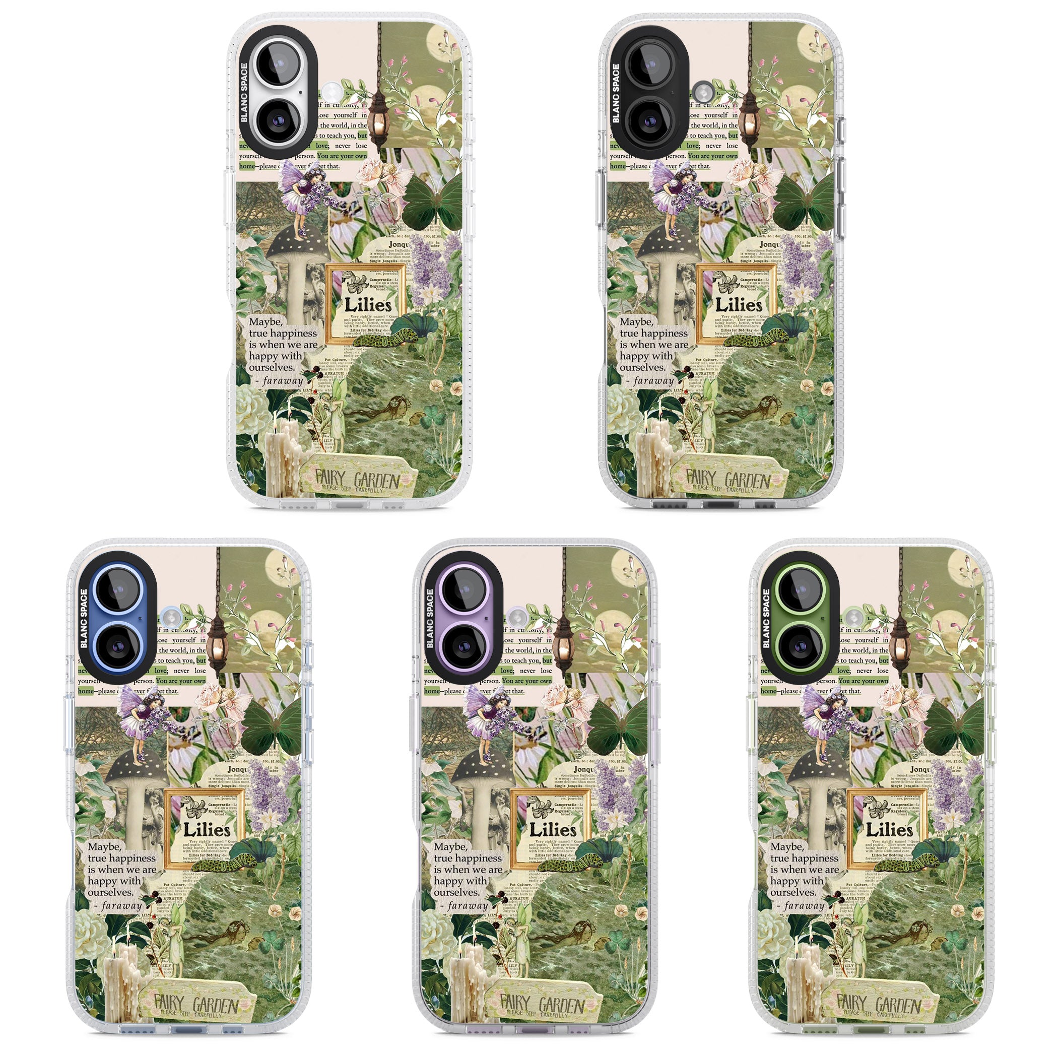 Fairy Garden iPhone 17 Impact Air Clear Phone Case APT Impact Protection