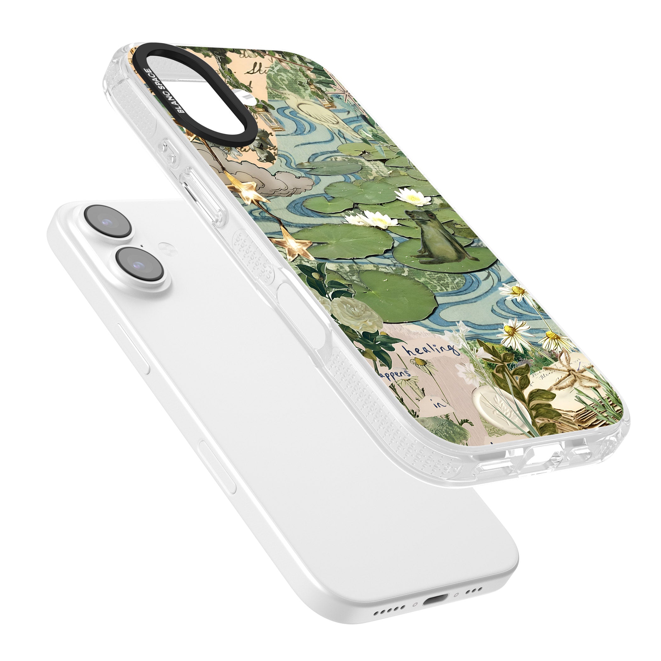 Lily Pad River iPhone 17 Impact Air Clear Phone Case Colours