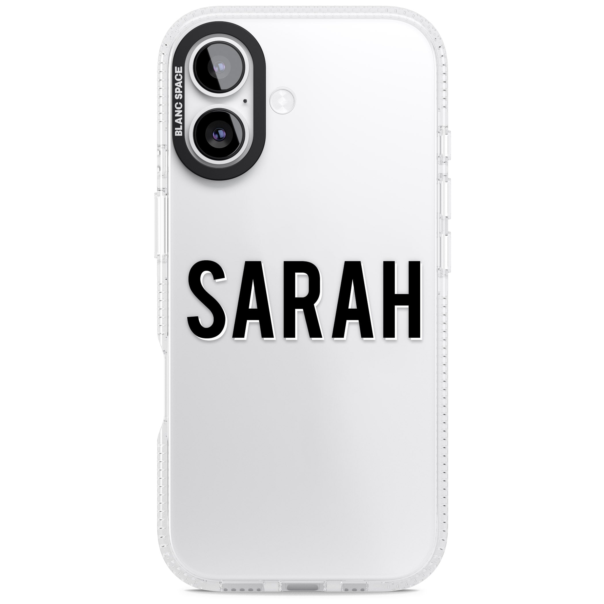 Personalised Clear Name iPhone 17 Impact Air Clear Phone Case