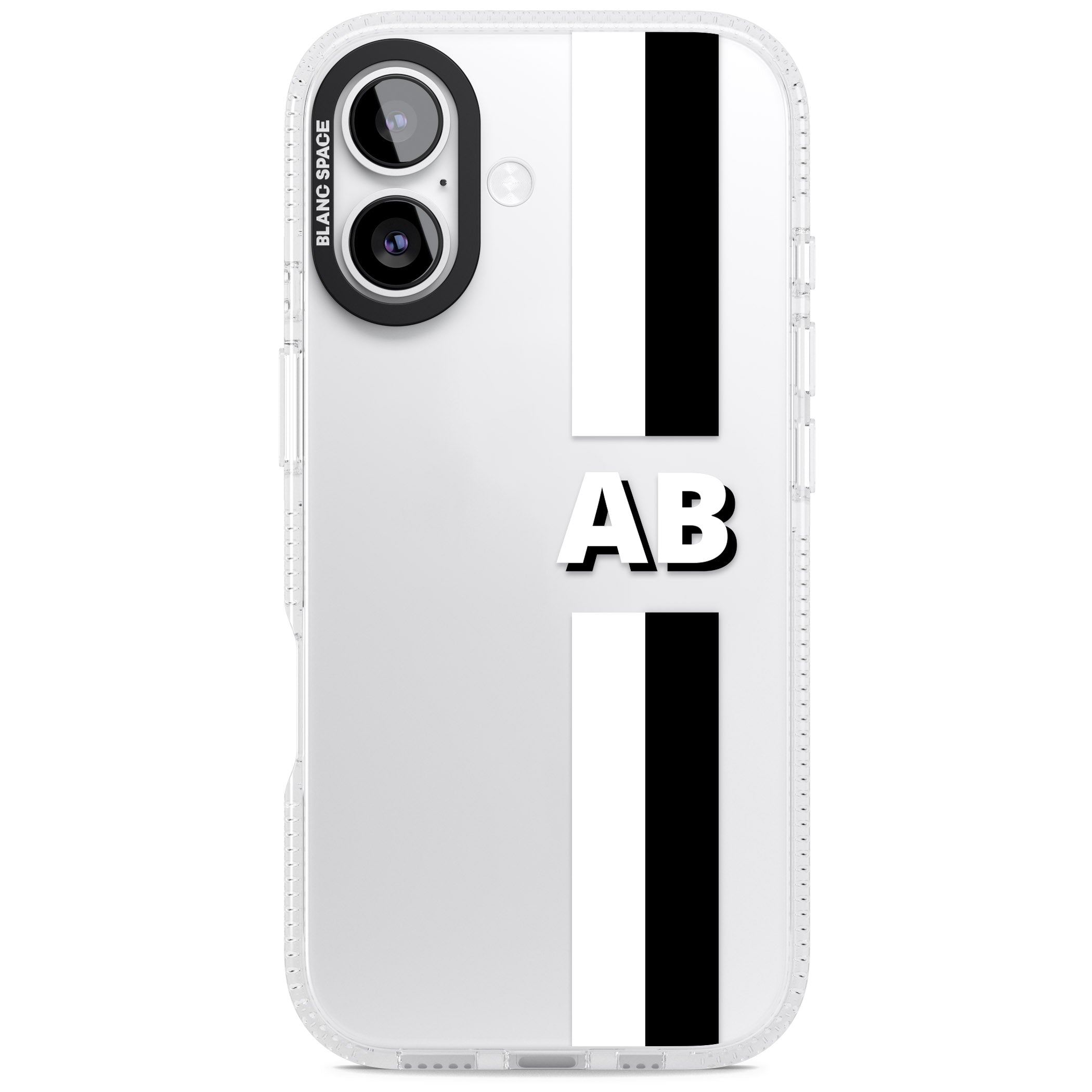 Personalised Bold Two Stripe Name