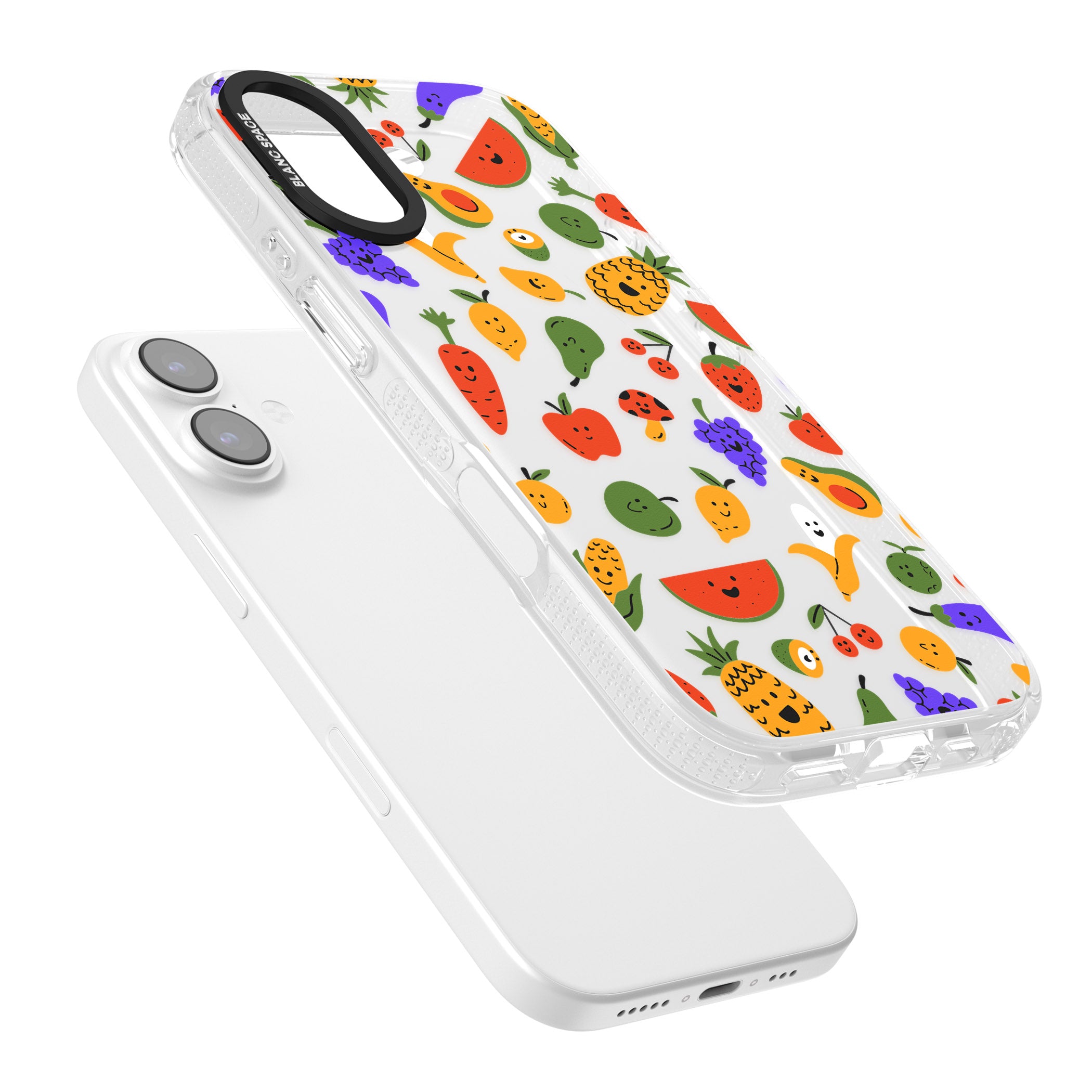 Playful Fruit Kawaii iPhone 17 Impact Air Clear Phone Case Colours