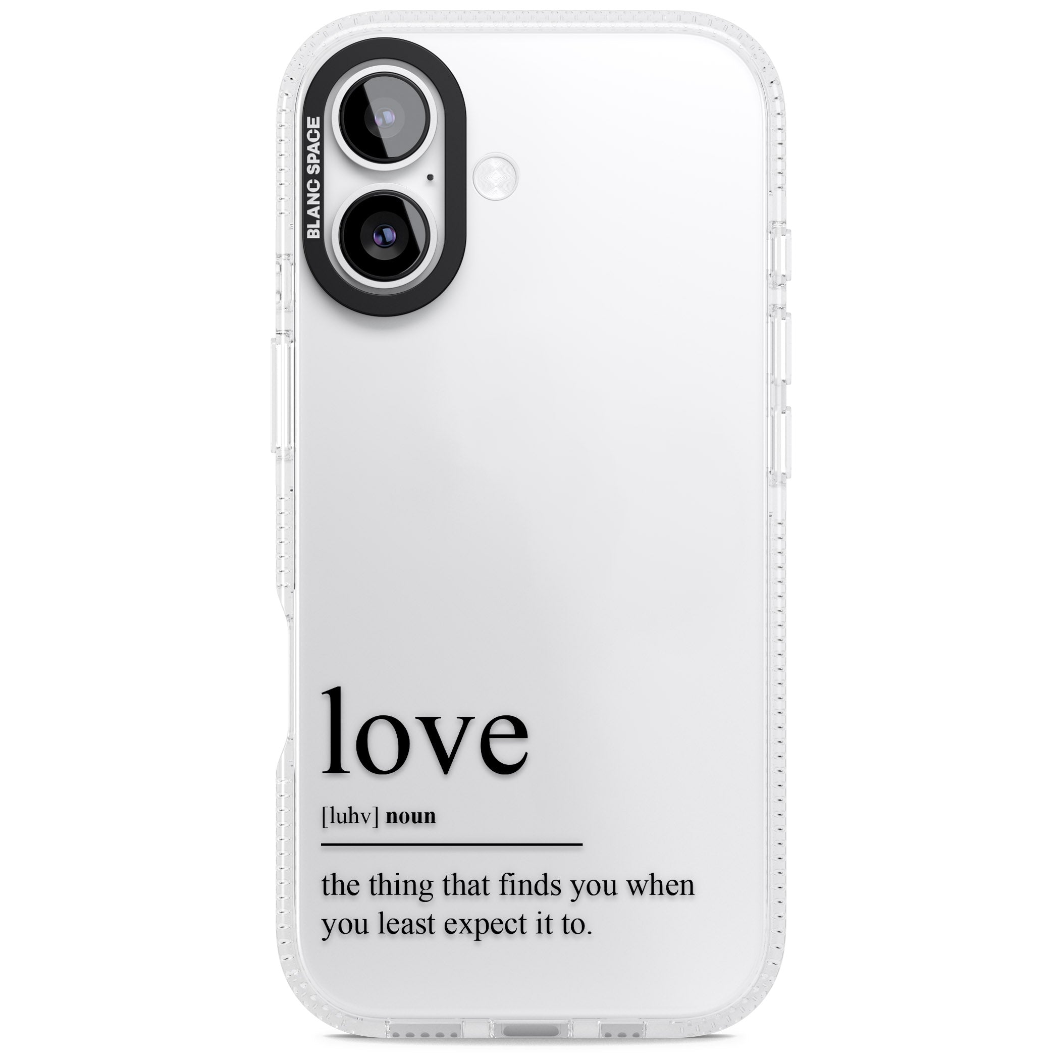Love iPhone 17 Impact Air Clear Phone Case