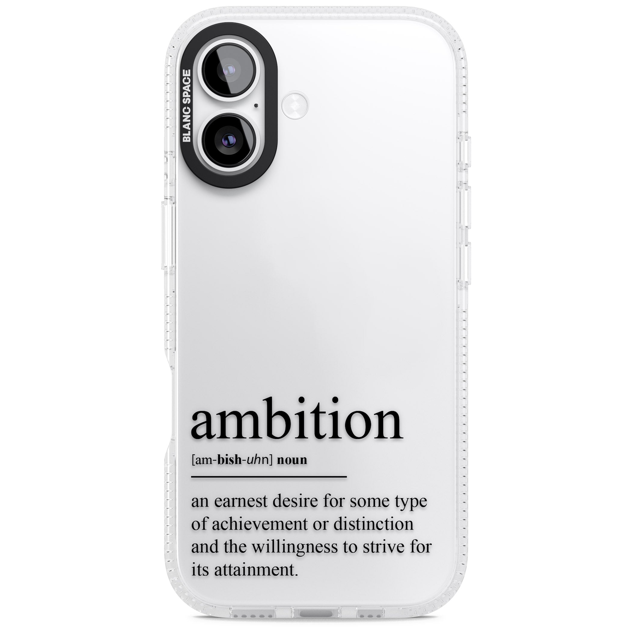 Ambition iPhone 17 Impact Air Clear Phone Case