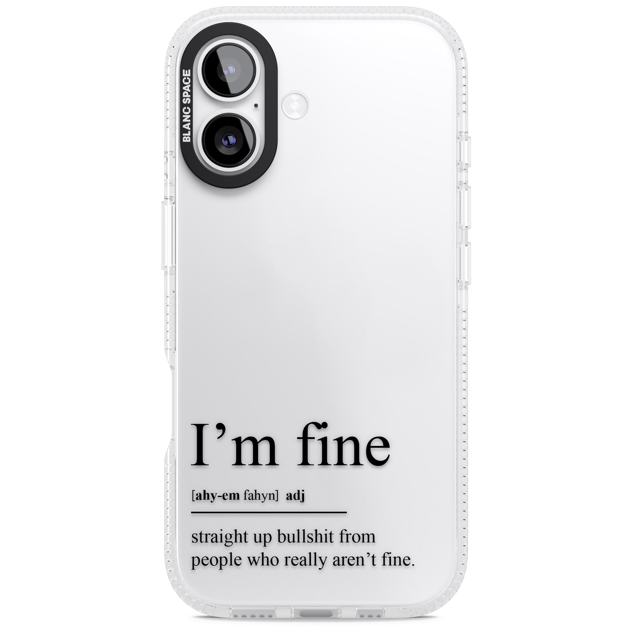 Im Fine iPhone 17 Impact Air Clear Phone Case