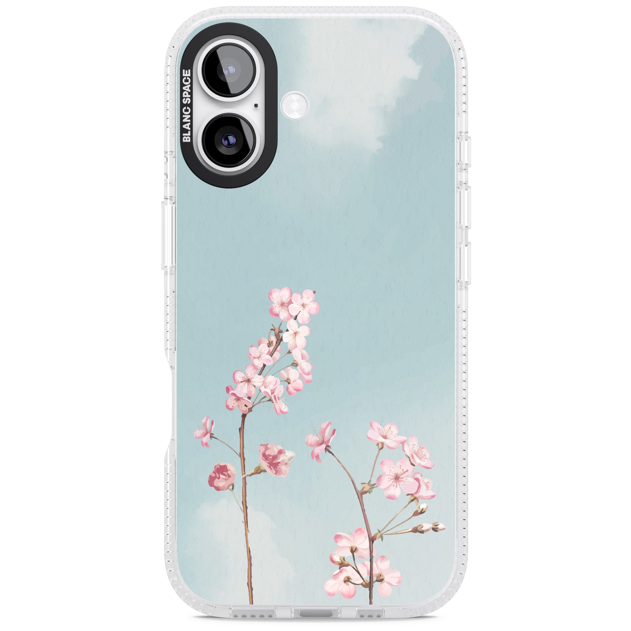Blossom Flower Sky iPhone 17 Impact Air Clear Phone Case