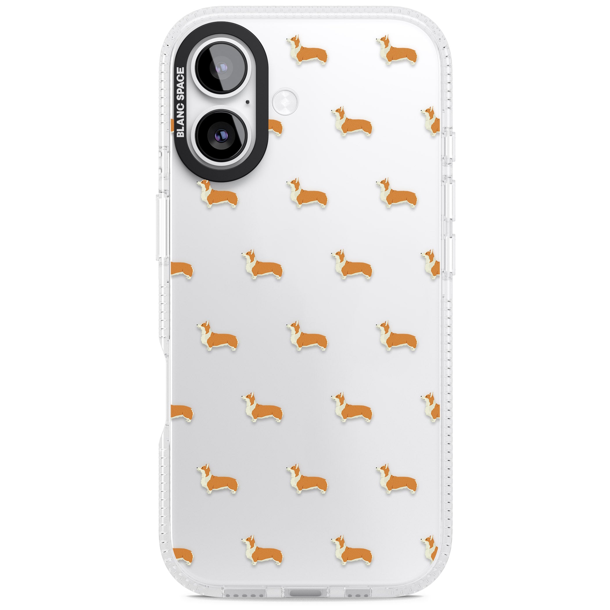 Pembroke Welsh Corgi Pattern iPhone 17 Impact Air Clear Phone Case