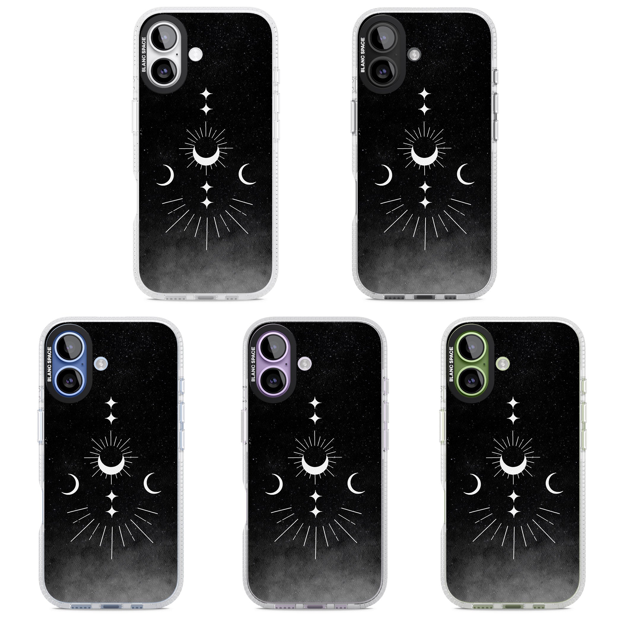 Lunar Mandala iPhone 17 Impact Air Clear Phone Case APT Impact Protection