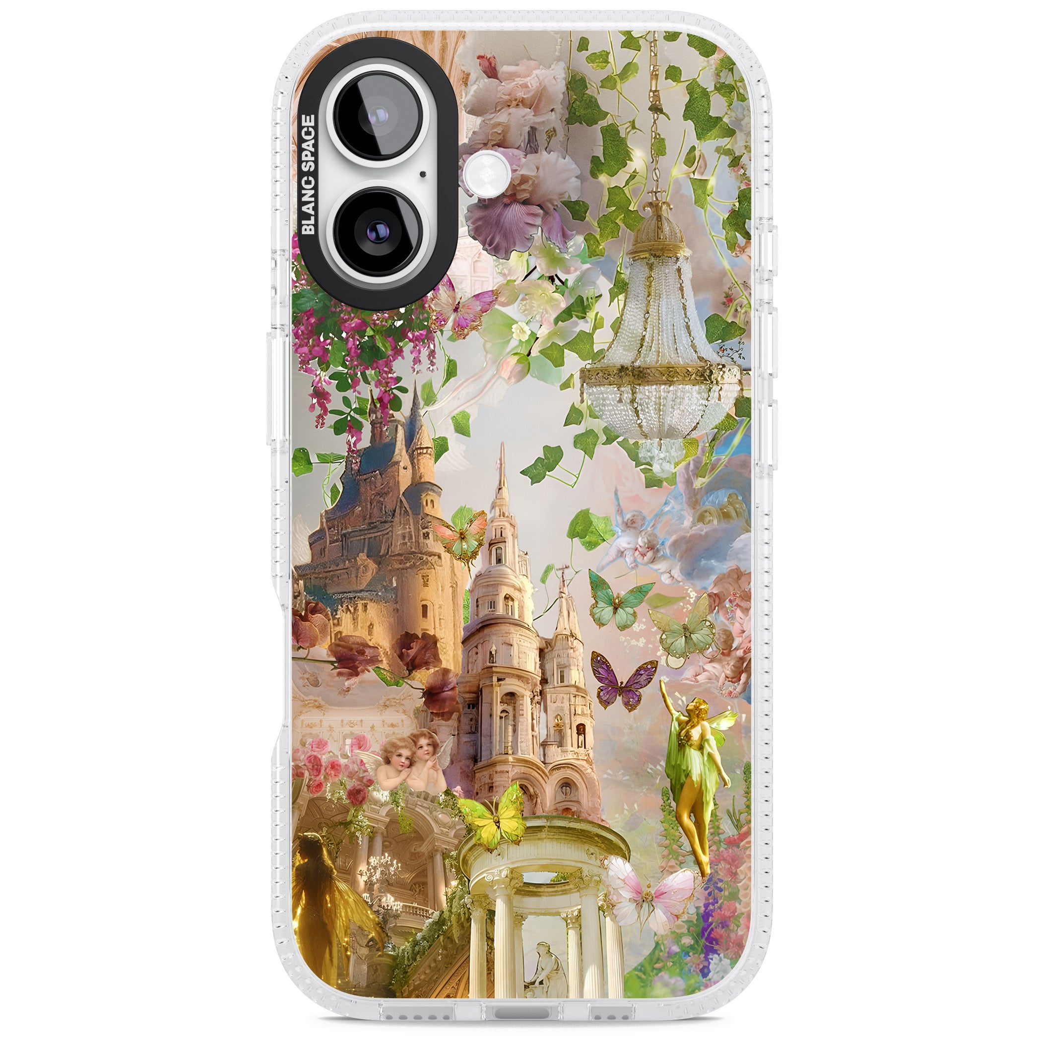 Fairies & Castles Collage iPhone 17 Impact Air Clear Phone Case