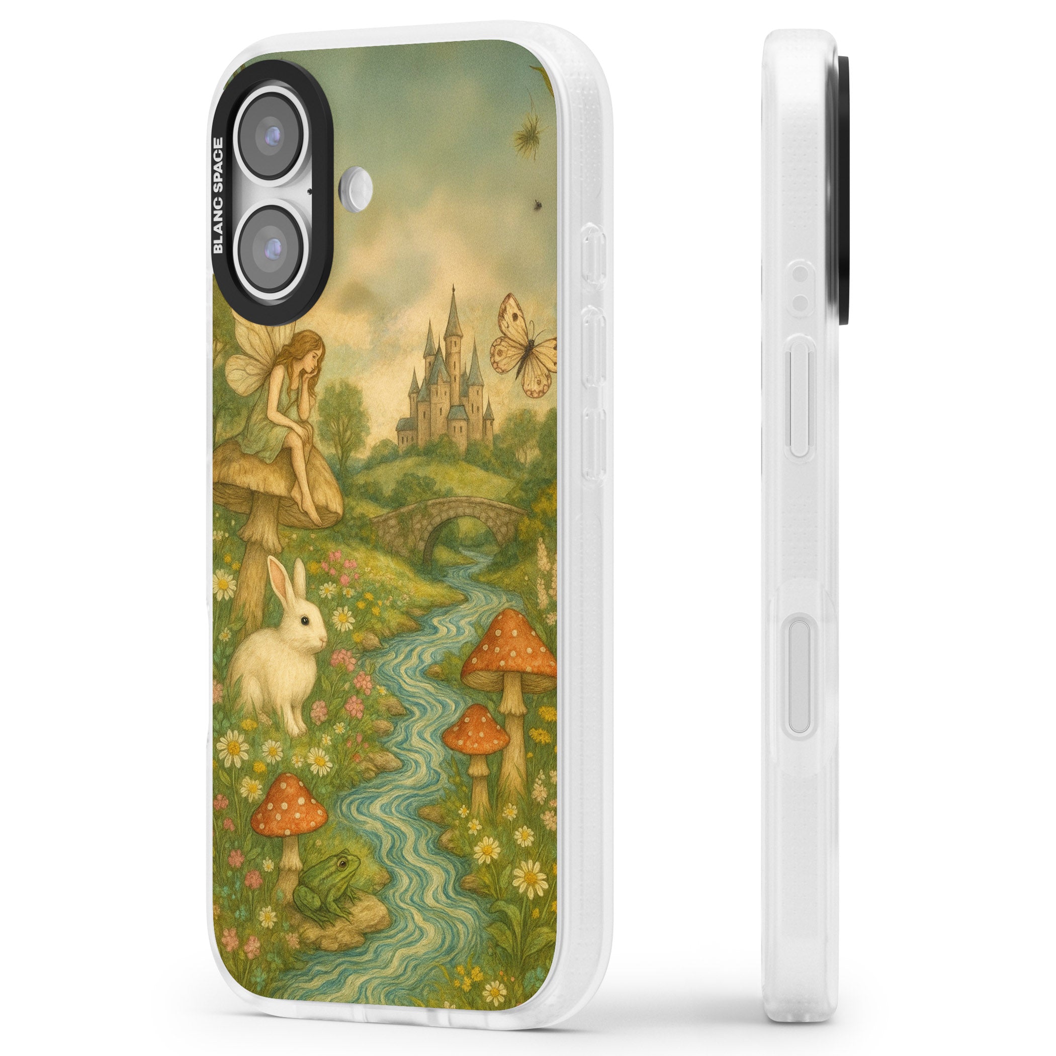 Castle Fairy iPhone 17 Impact Air Clear Phone Case Side Profile