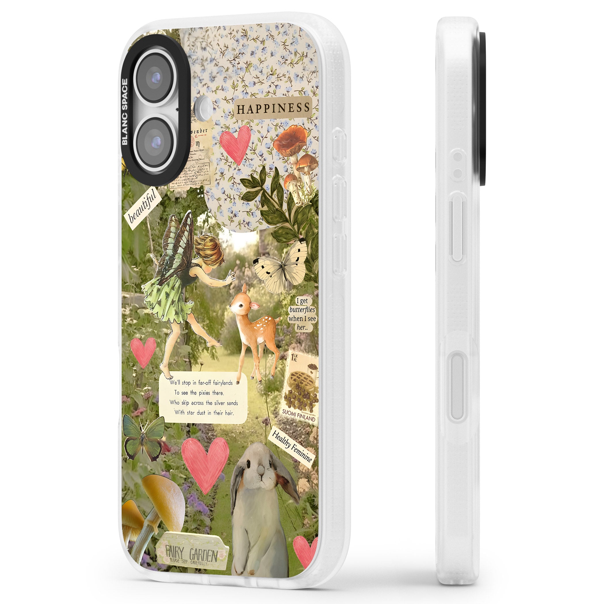 Soft Fairy iPhone 17 Impact Air Clear Phone Case Side Profile