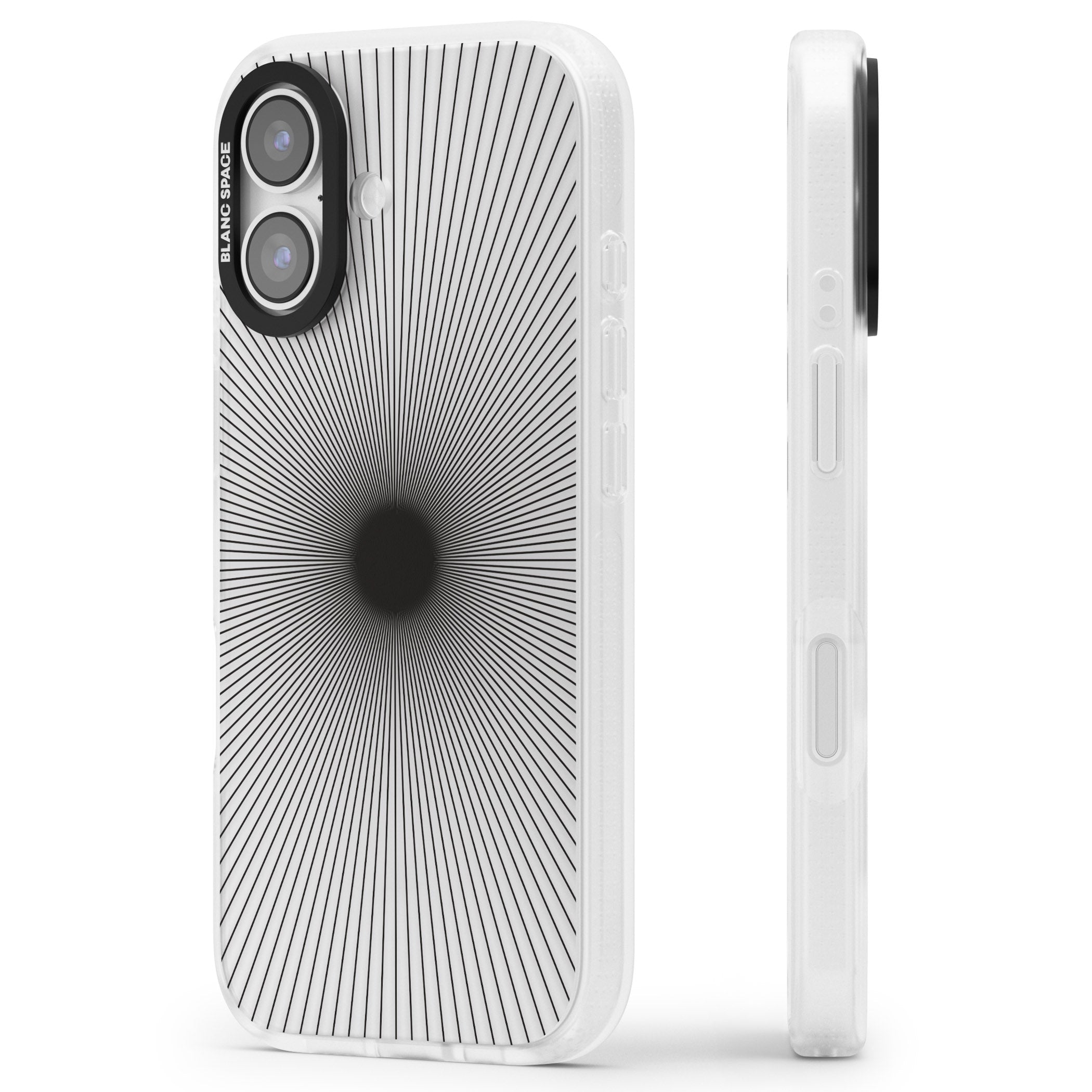 Sunburst iPhone 17 Impact Air Clear Phone Case Side Profile